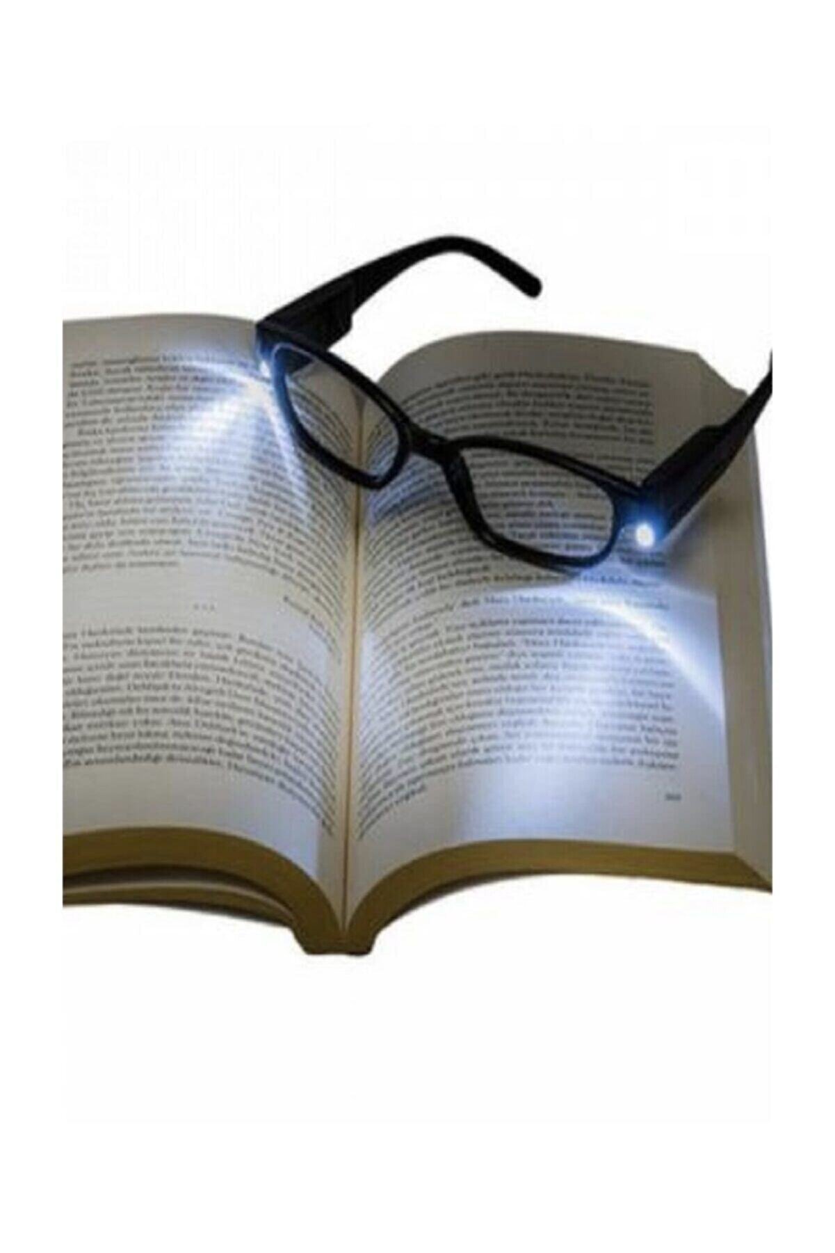 edukkann Kitap Okuma Gözlüğü Led Işıklı Gözlük