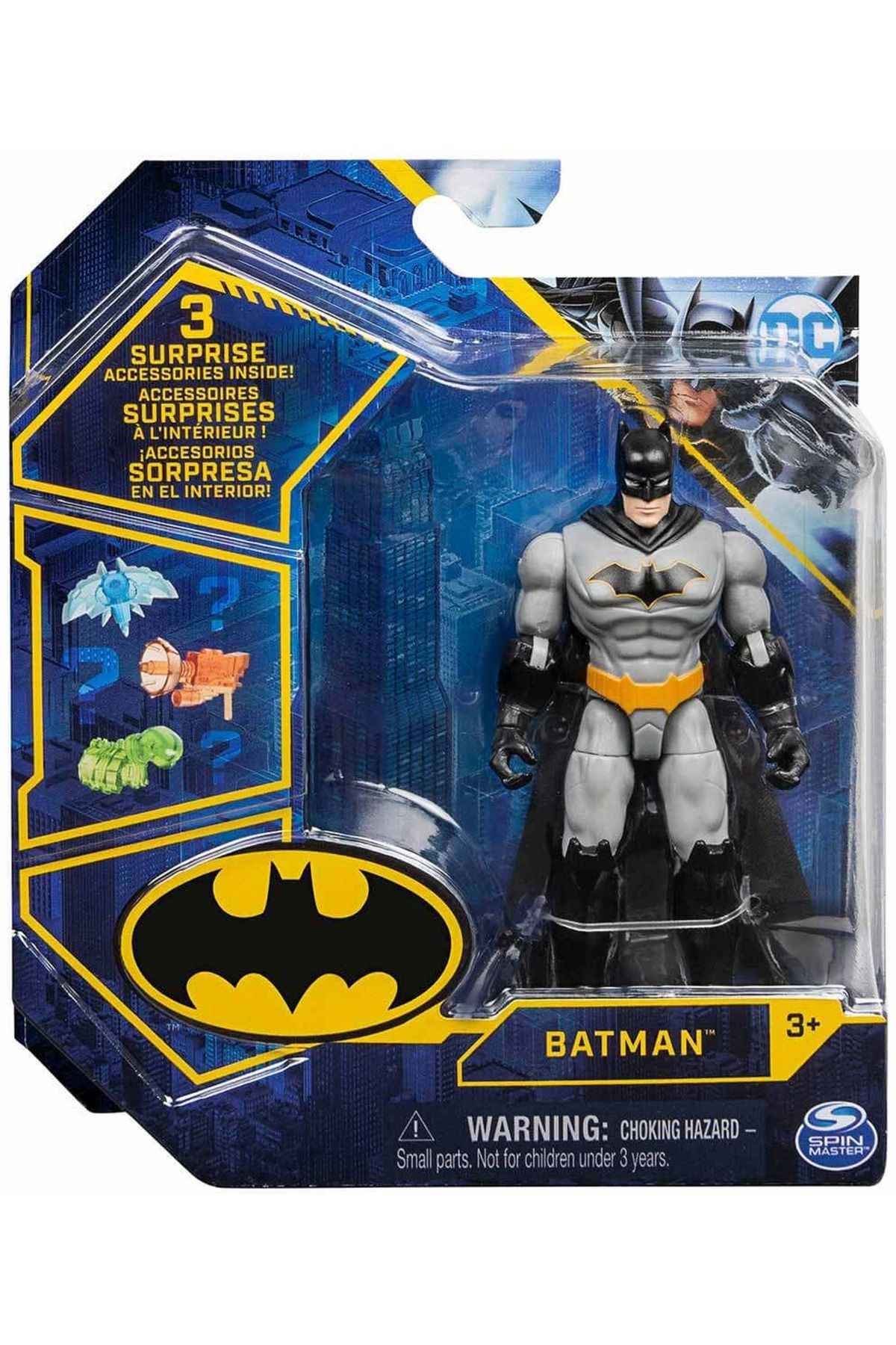 Batman Figür Orijinal Lisanslı Sürpriz Paket DC Spin Master Batman Figürü Süpriz Paket Oyuncak 10cm Eklemli