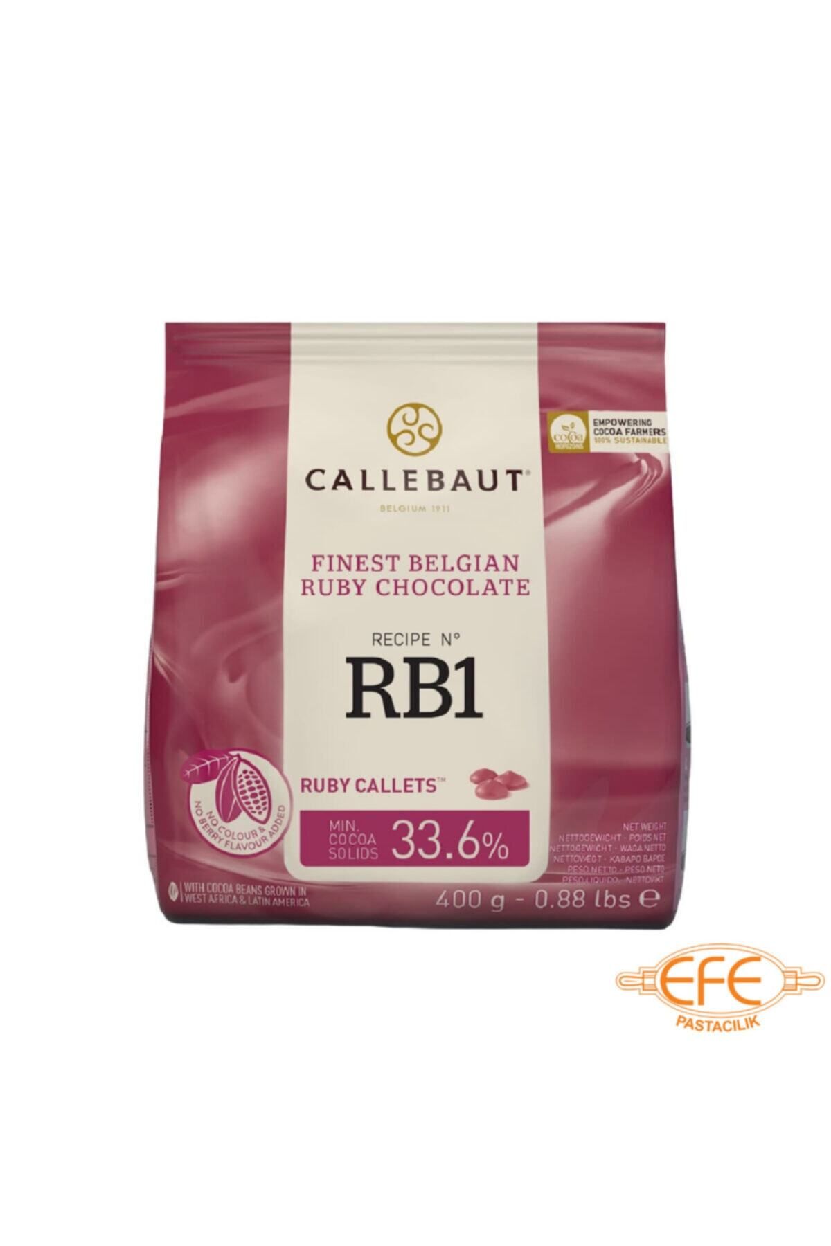 Callebaut Ruby Drop (400 Gr)