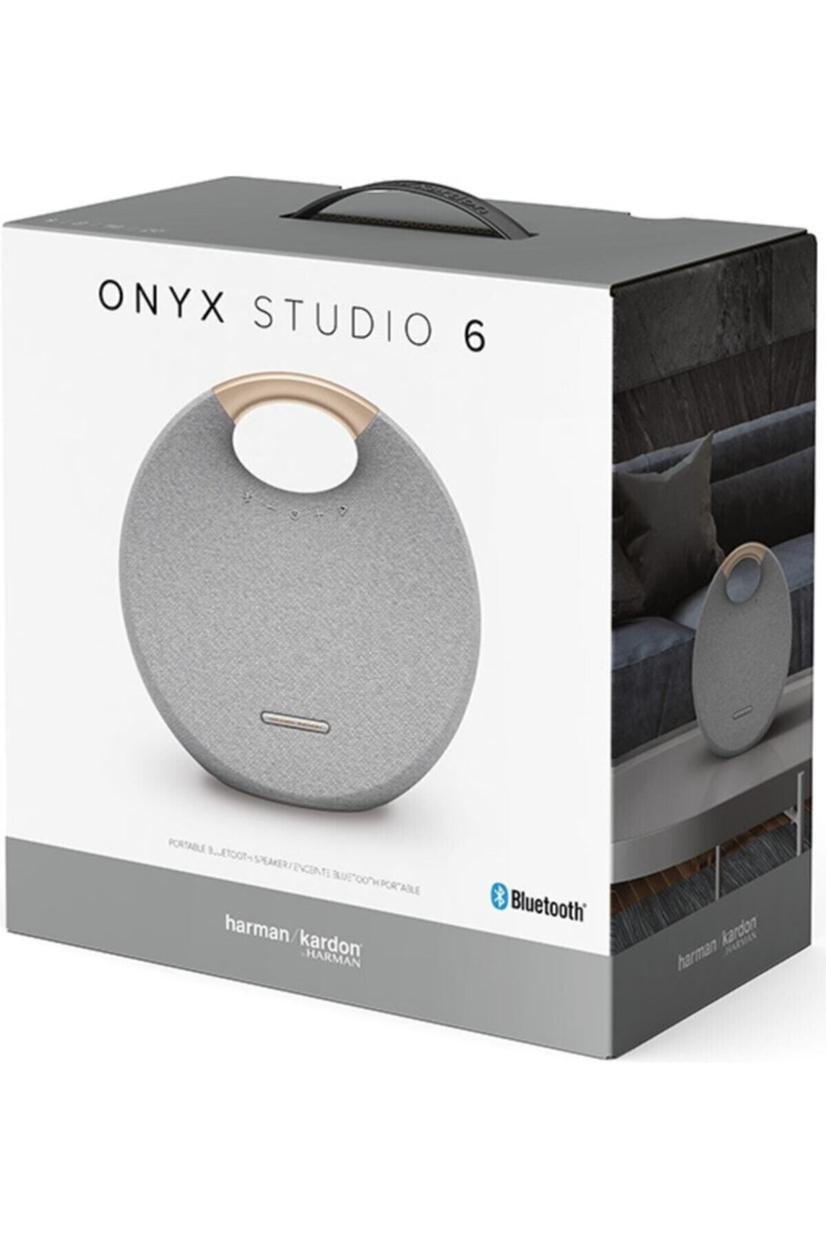 Harman Kardon Onyx Studio 6 Taşınabilir Bluetooth Hoparlör – Gri ONYXSTUDI6SIYAH