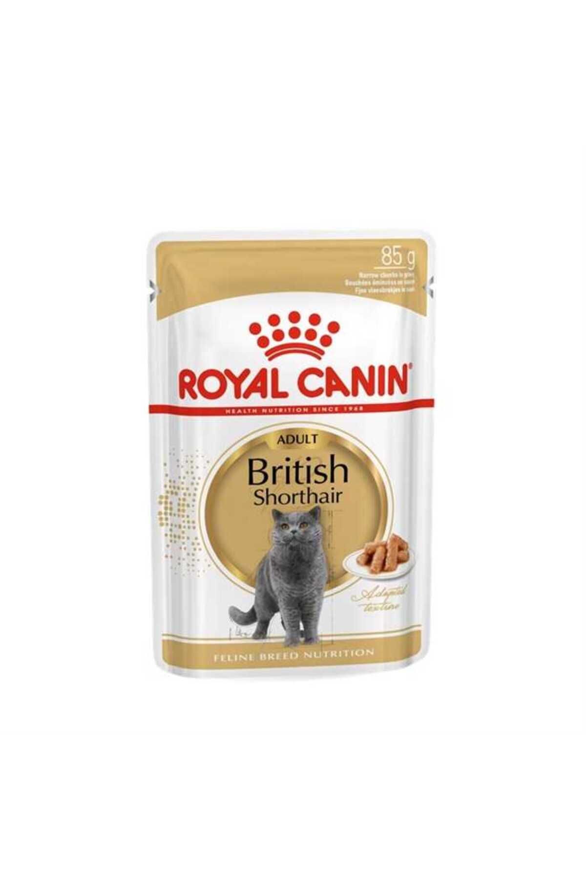 Royal Canin British Shorthair Adult Pouch Kedi Maması 85 Gr - Farmapets
