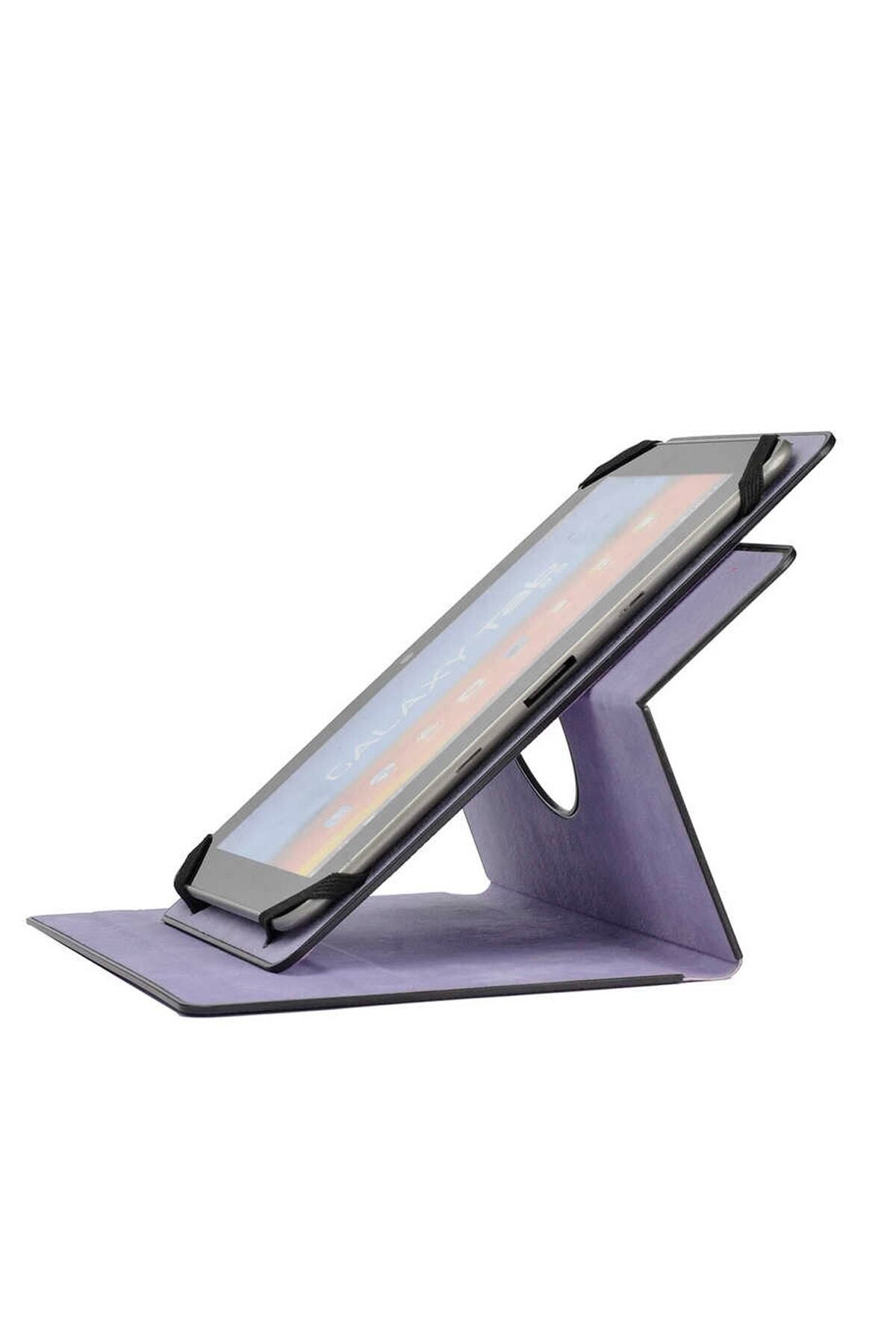 Dolia For Samsung Galaxy Tab 4 7.0 Lte T235 Tablet Kılıf Standlı Dönebilen Kılıf