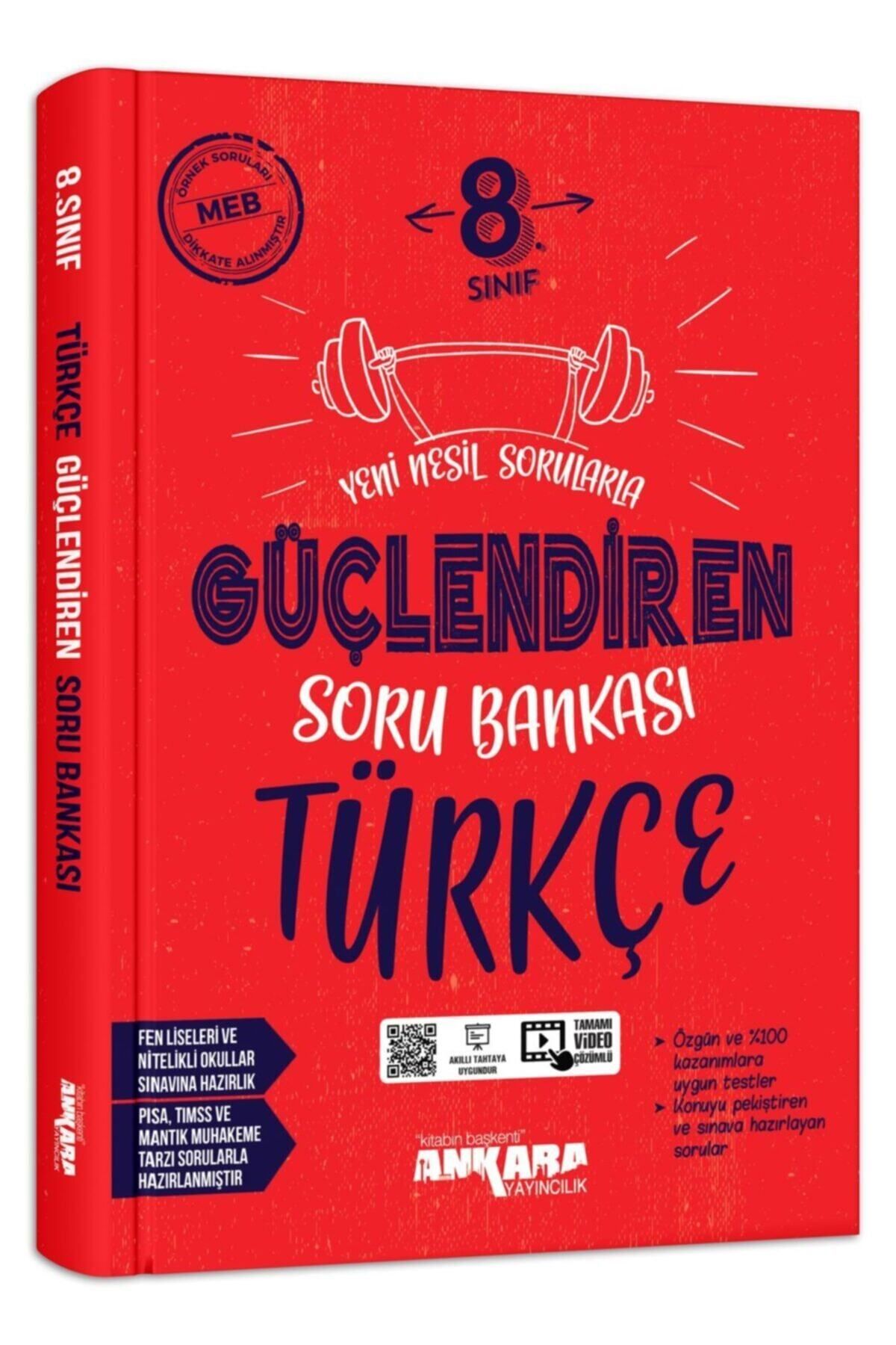 Ankara Yayıncılık 8. Sınıf Güçlendiren Türkçe Soru Bankası Ankara Yayınları