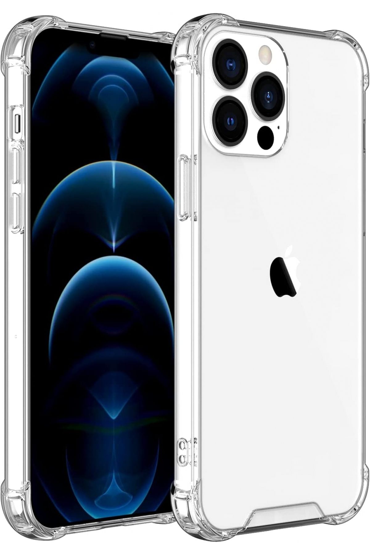 Kilifplus Apple Iphone 14 Pro (6.1) Kılıf Clear Airbag Köşeli Darbe Korumalı Kapak - Şeffaf