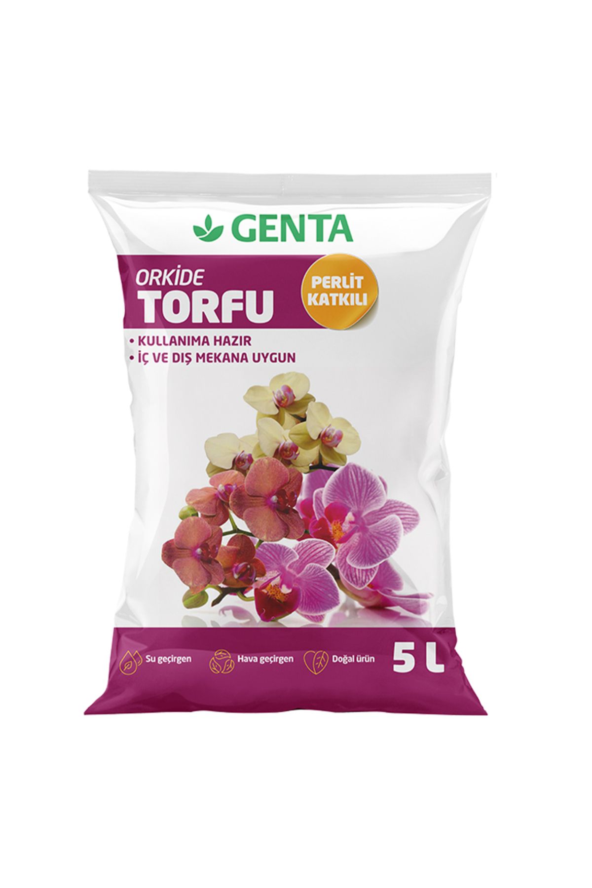 Genta Orkide Toprağı Torfu 5 Litre