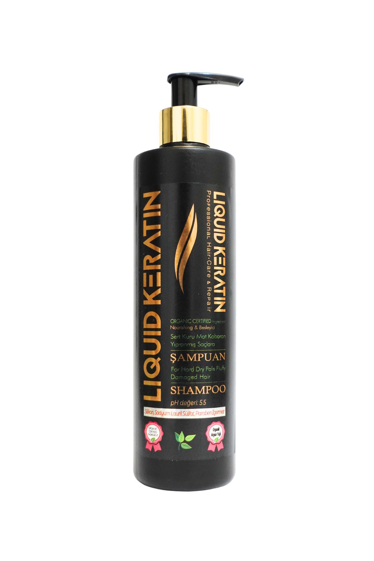 Liquid Keratin Kuru Mat Sert Saçlara Malibu Keratin Şampuanı (350ML)