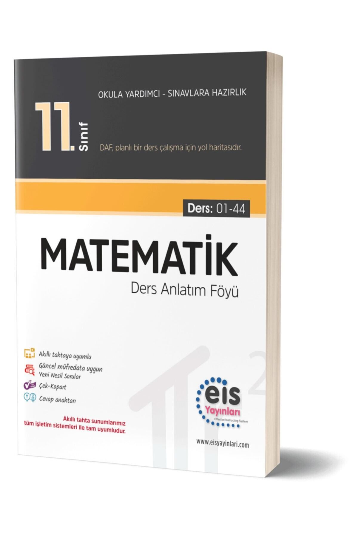 Eis Yayınları Eis 11.sınıf Daf Matematik 2021 Baskı Ders Anlatım Föyü.