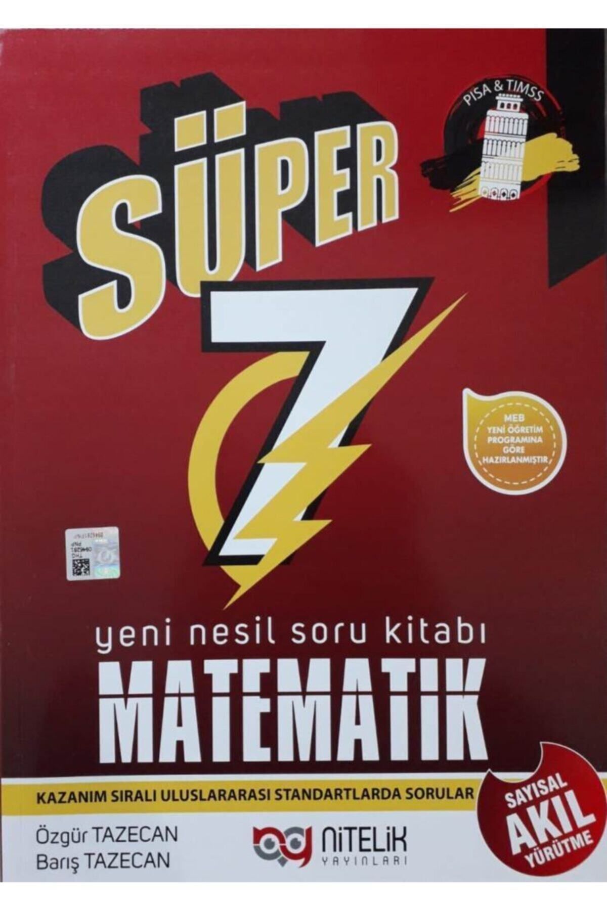 Nitelik Yayınları Nitelik 7 Matematik Yeni Nesil Süper S.b.