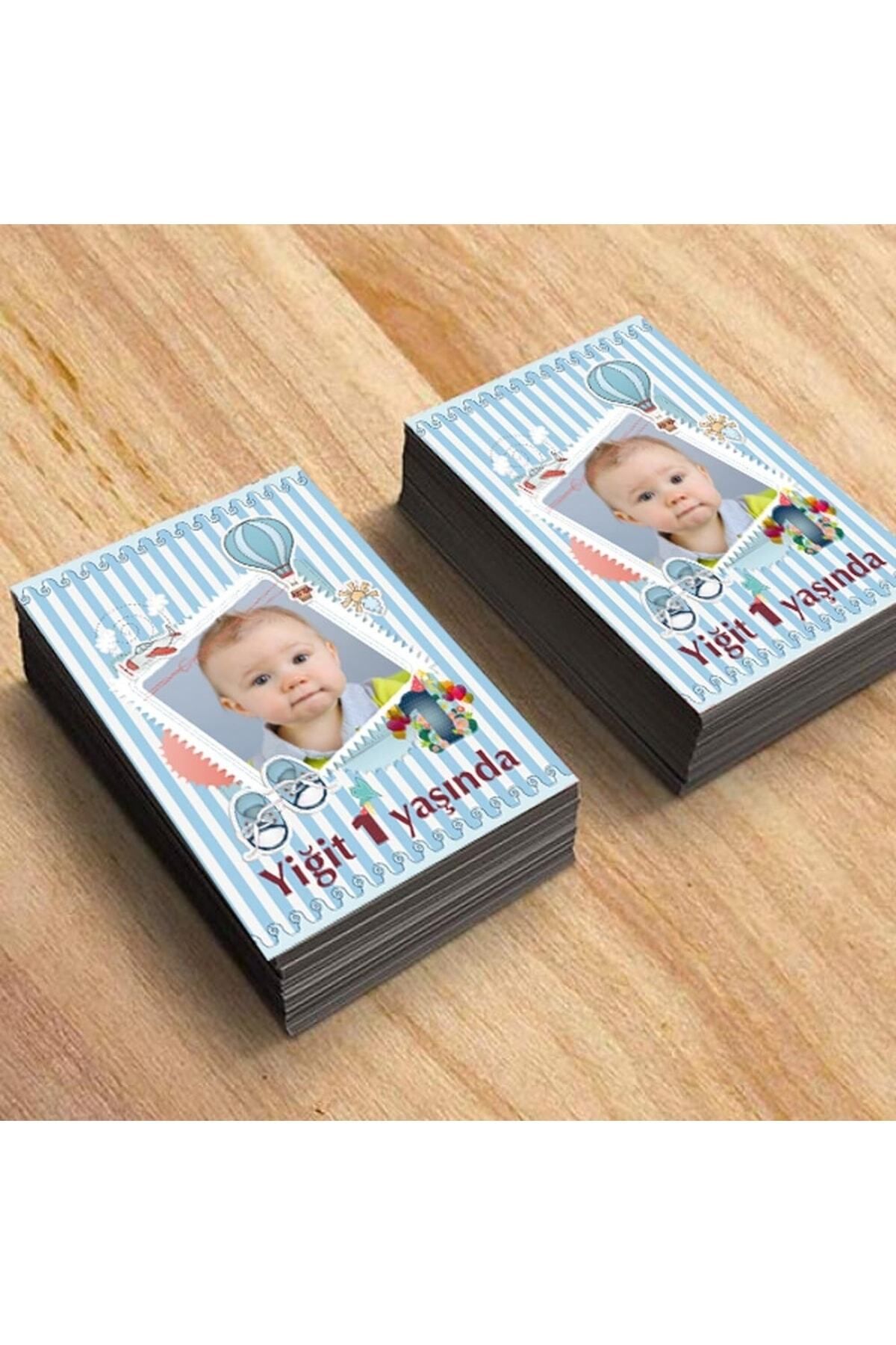 partimira 1 Yaş Doğum Günü Magneti Bebek Magnetleri Resimli Bebek Magnet 18 Adet