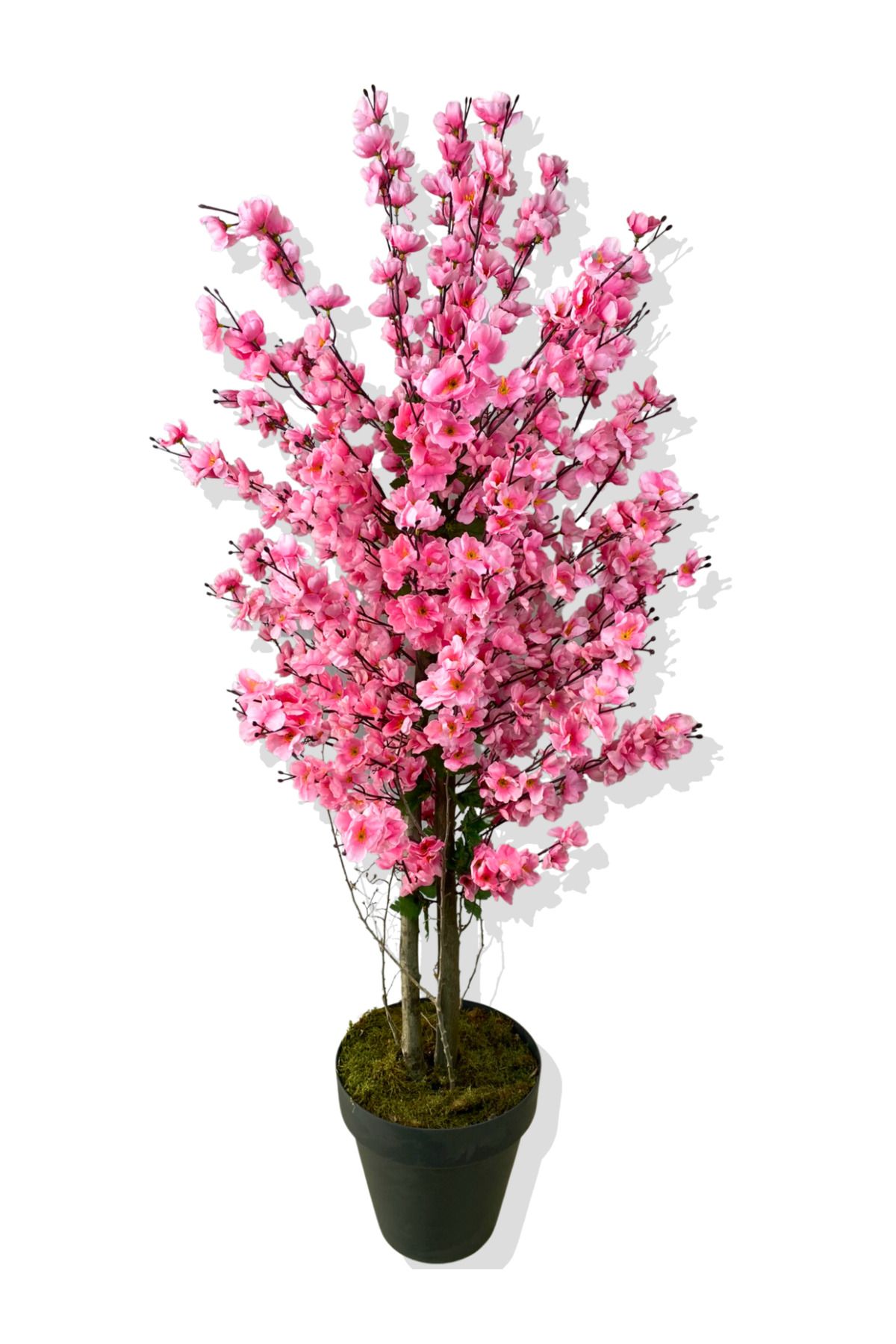 Cihan Çiçekçilik Yapay Pembe Bahar Dalı Ağacı 140 cm Boy