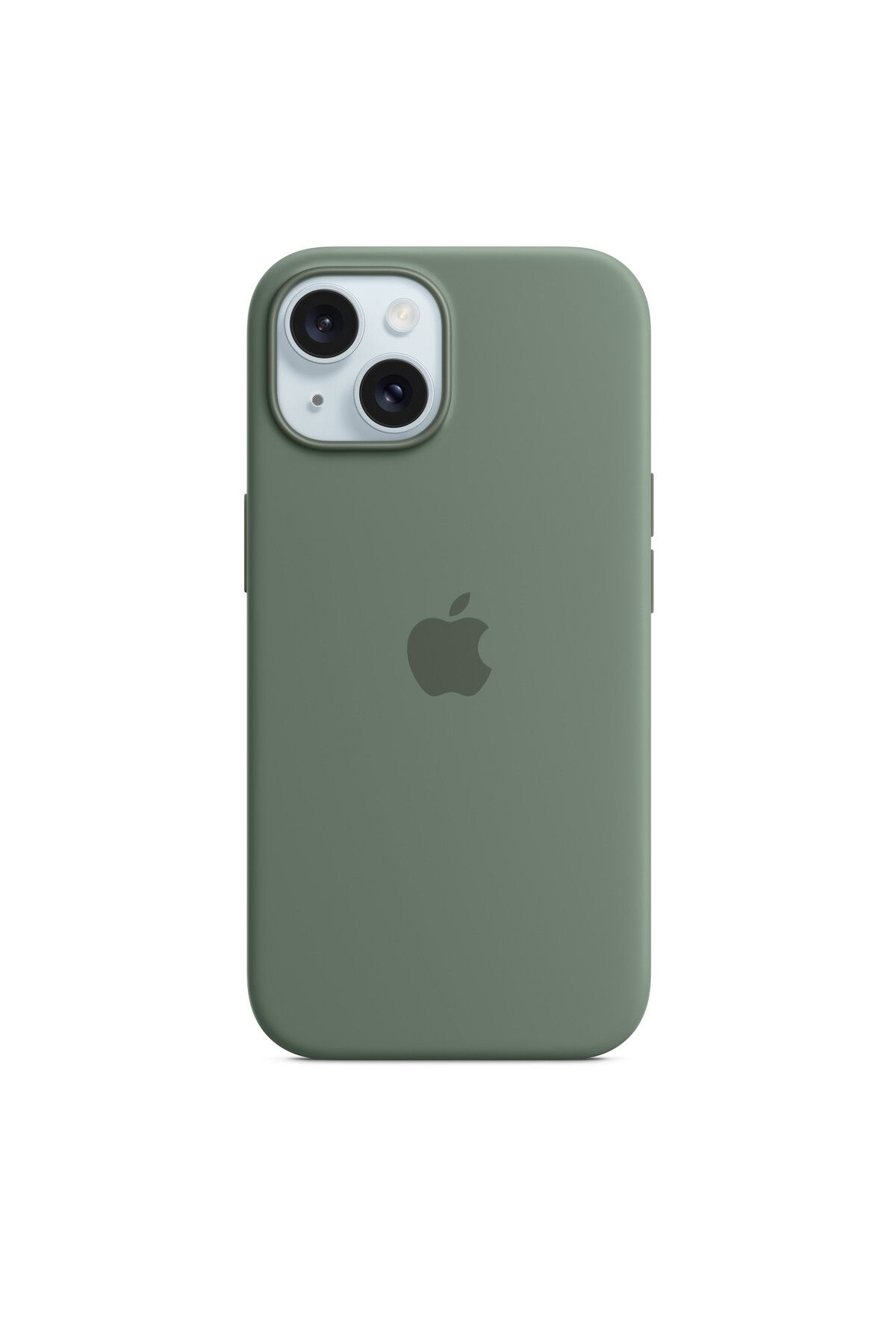 Apple iPhone 15 için MagSafe özellikli Silikon Kılıf - Selvi