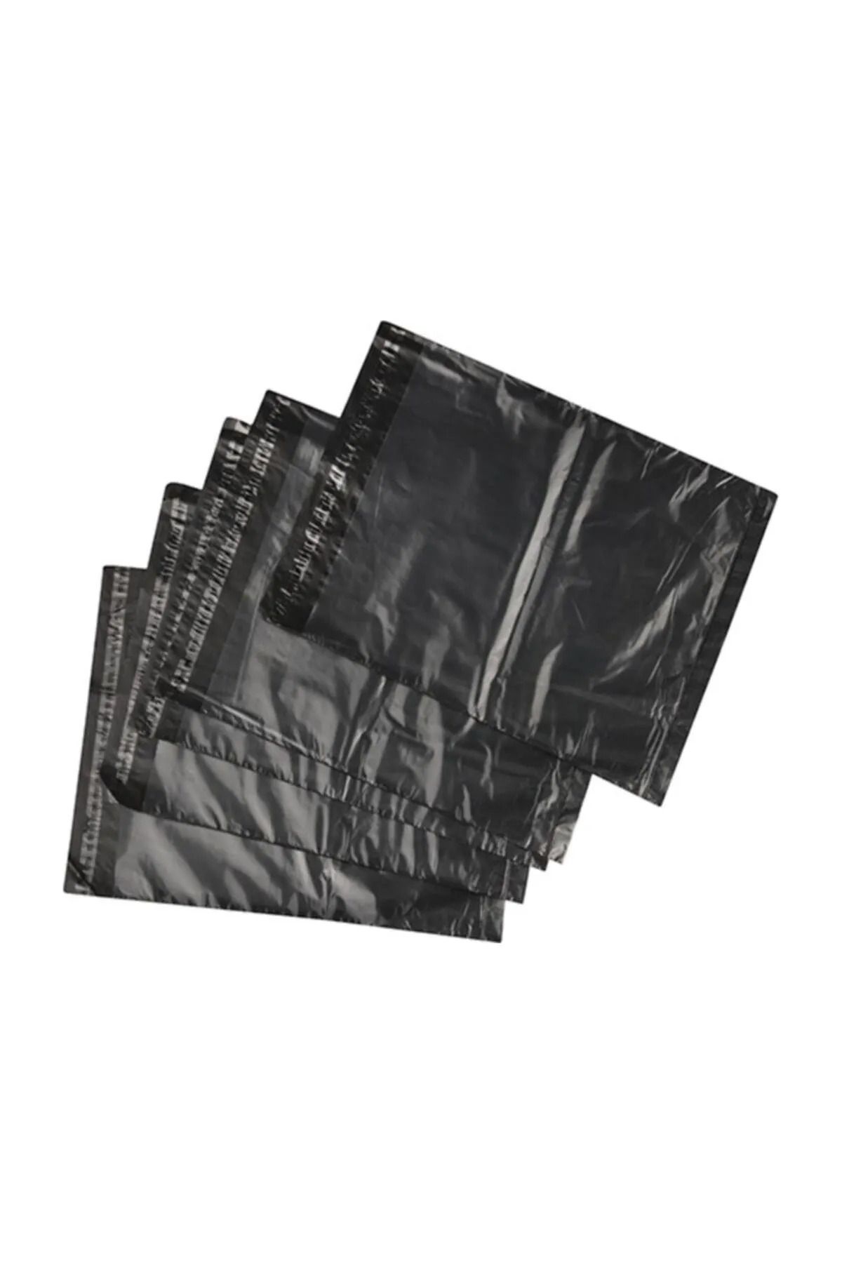 ustuneyok 24X30+5 SİYAH ŞEFFAF KARGO POŞETİ - 1000 ADET