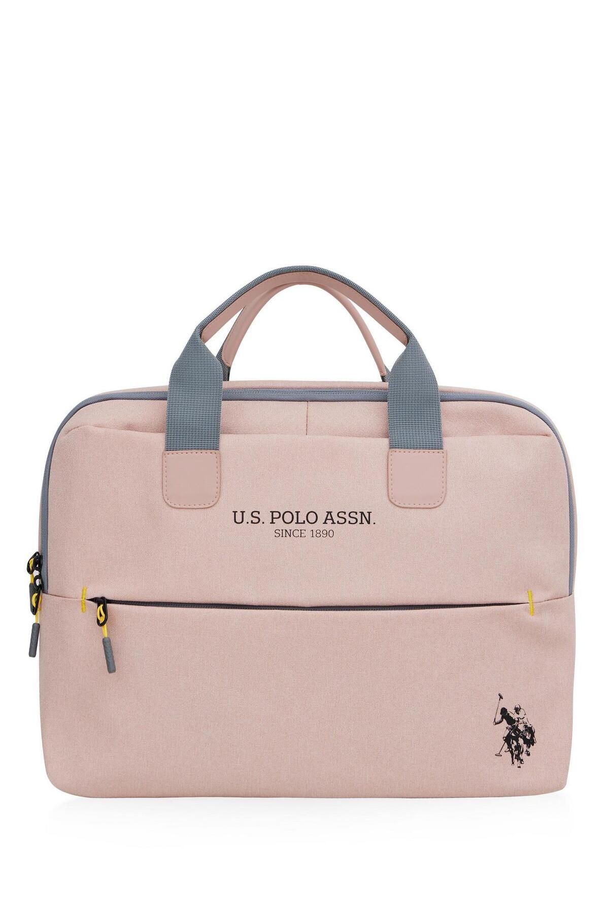 U.S. Polo Assn. U.S. POLO ASSN. PLEVR23682 Gri-Pudra Unisex Laptop Çantası