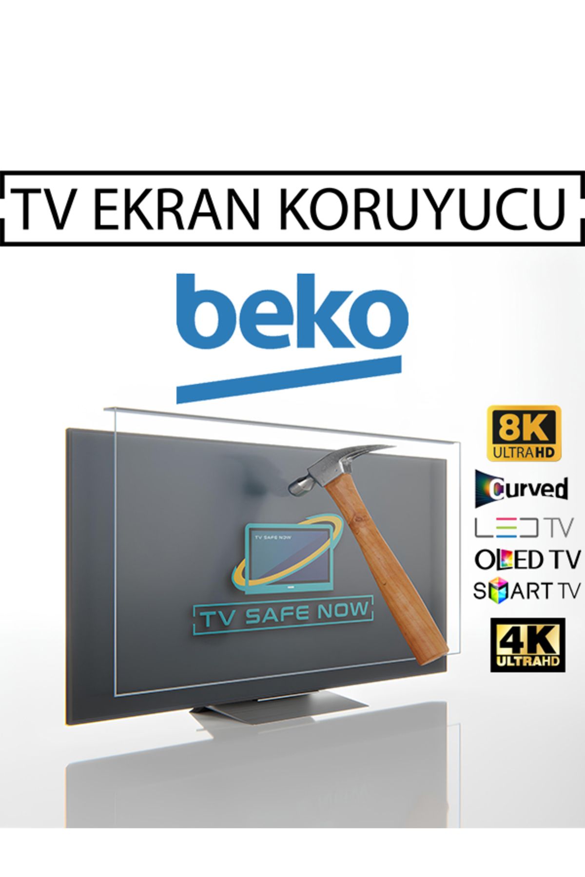 TVSAFENOW Beko 75'' Inç 190 Ekran Televizyonlar Için Uyumlu Tv Ekran Koruyucu