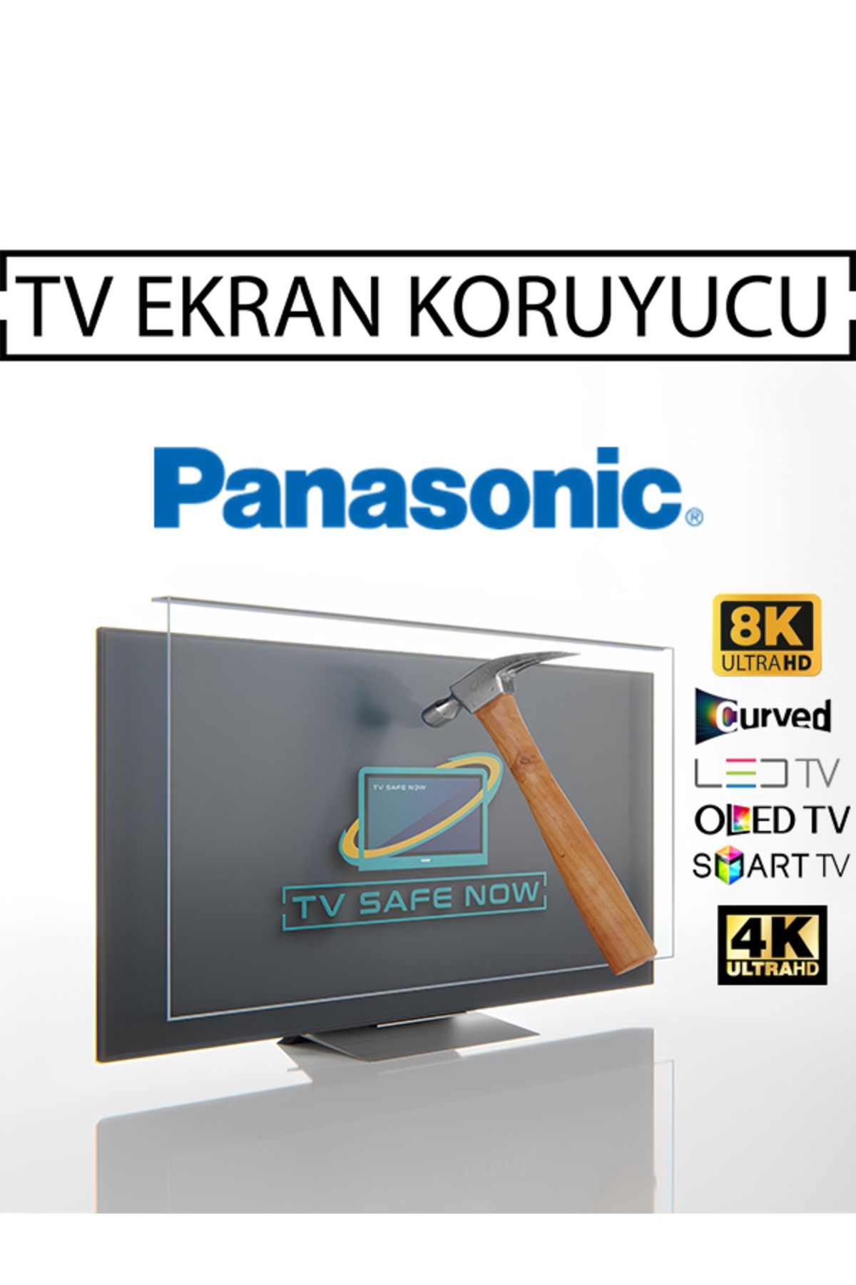 TVSAFENOW Panasonic 88'' Inç 223 Ekran Televizyonlar Için Uyumlu Tv Ekran Koruyucu