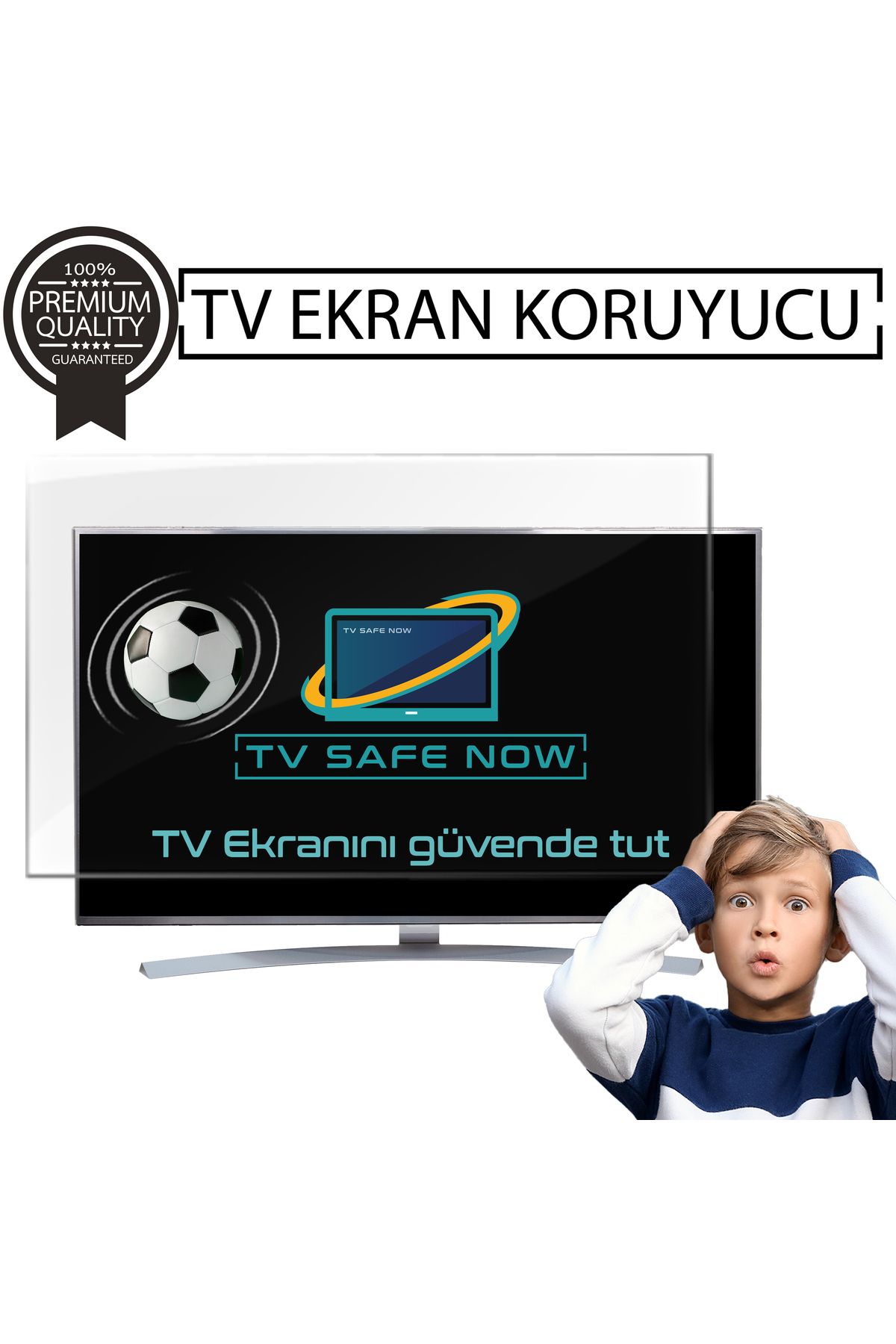 TVSAFENOW 55 Inç 140 Ekran Tv Ekran Koruyucu Tvsfnw55