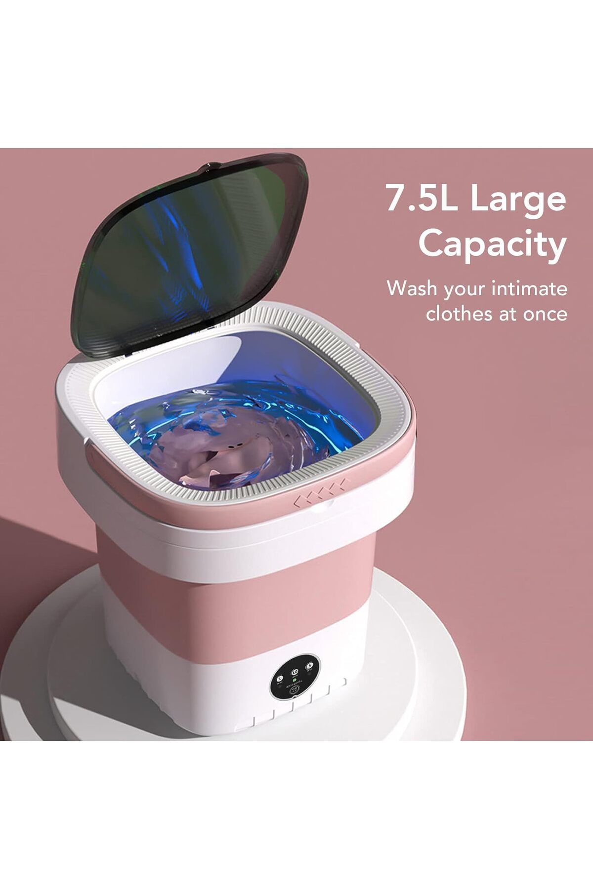 LUPPER Katlanabilir Çamaşır Makinesi Katlanır Çamaşır Küveti Kamp ?(Yurtdışından) 7.5 litre