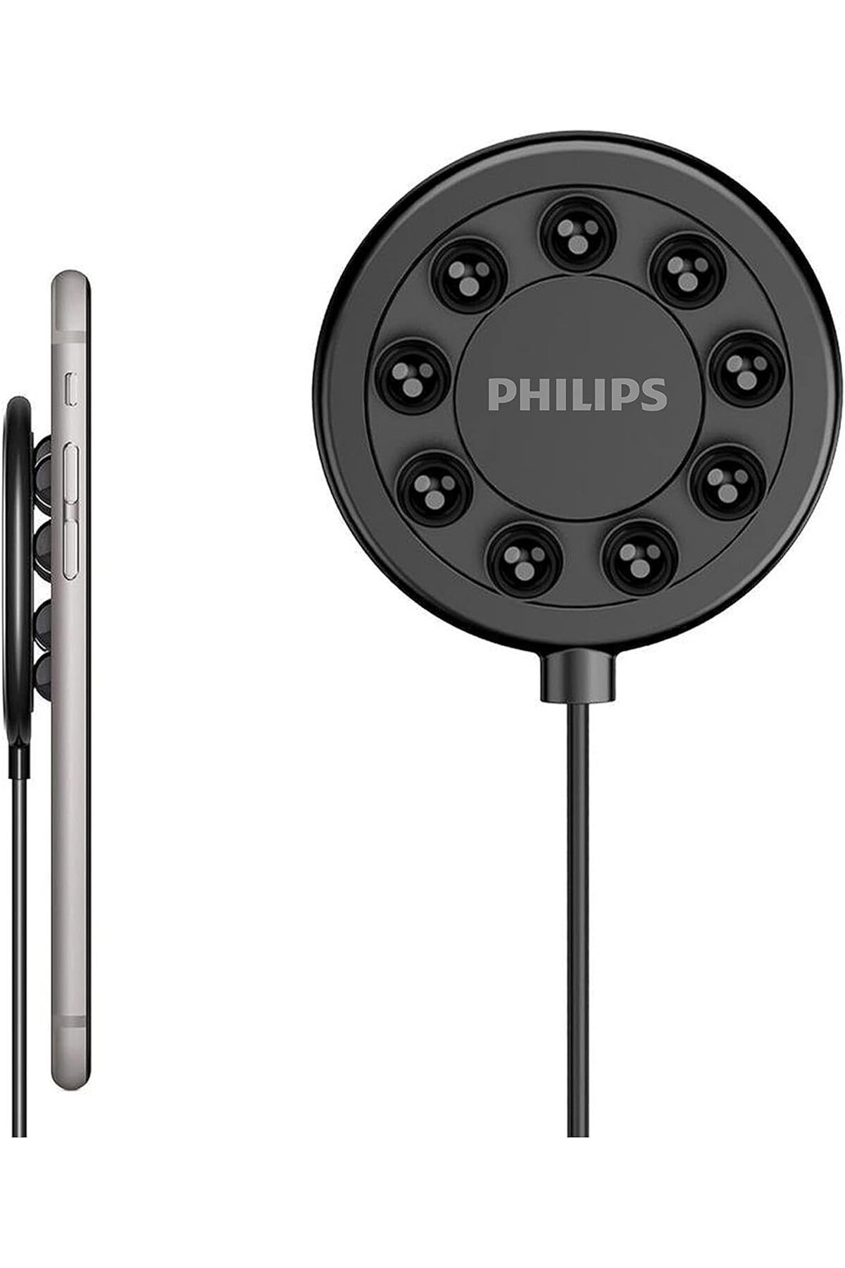 Philips Kakblosuz Şarj Cihazı tüm Qi Sertifikalı Şarj Cihazları için Kablosuz Şarj İstasyonu
