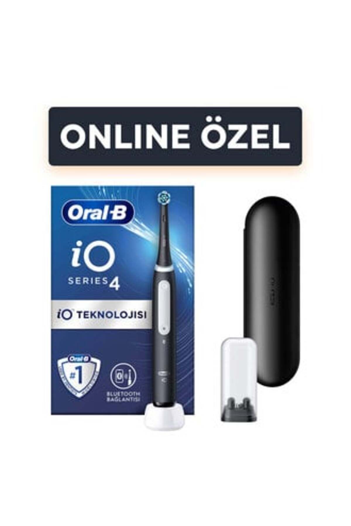 Oral-B İo4 Şarjlı Diş Fırçası Siyah ( 1 ADET )