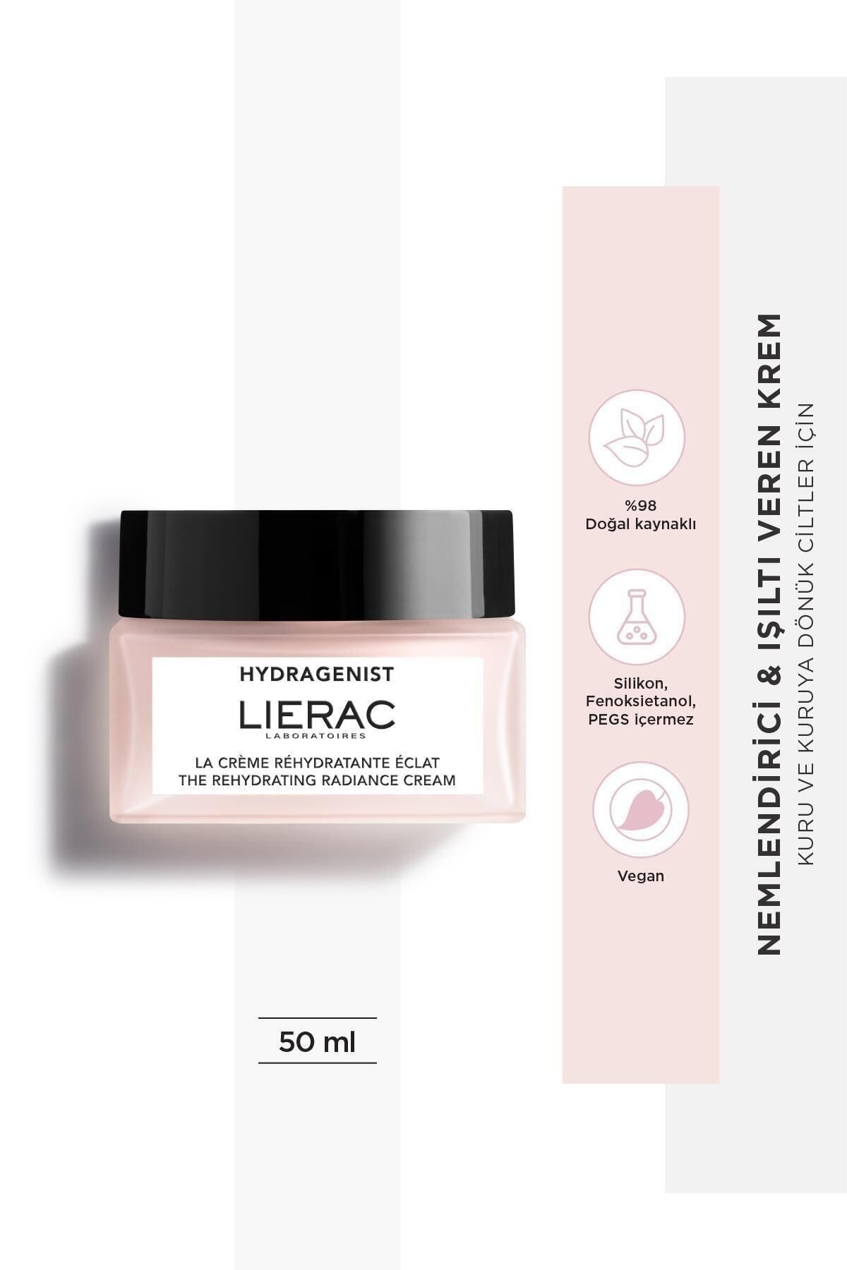 Lierac Anti-Aging, Deeply Moisturizing, Radiance and Plumping Cream 50Ml