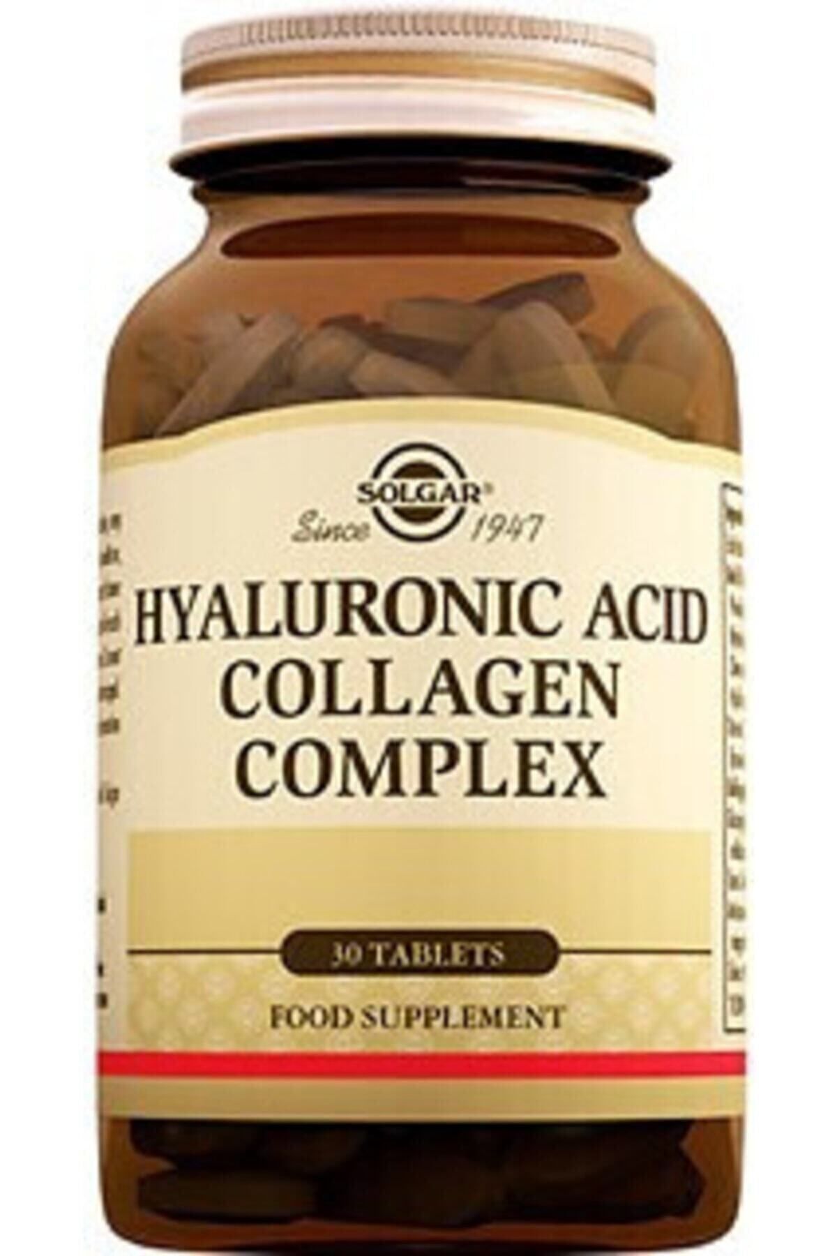 Solgar Hyaluronic Acid Collagen Complex 30 Tablet Skt:04-2024