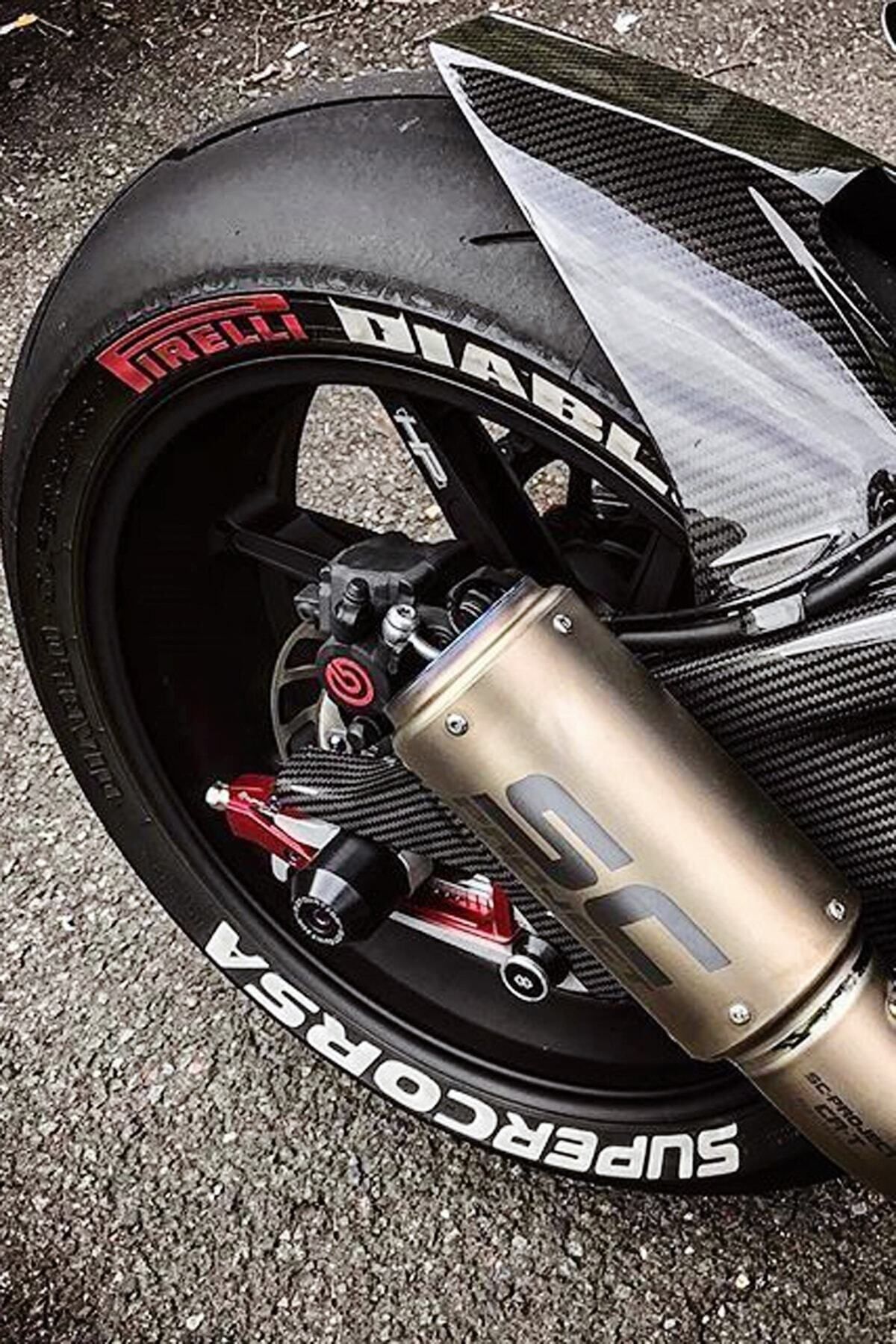Genel Markalar Motorsiklet Lastik Yazısı 8 Adet 3d Pirelli Supercorsa
