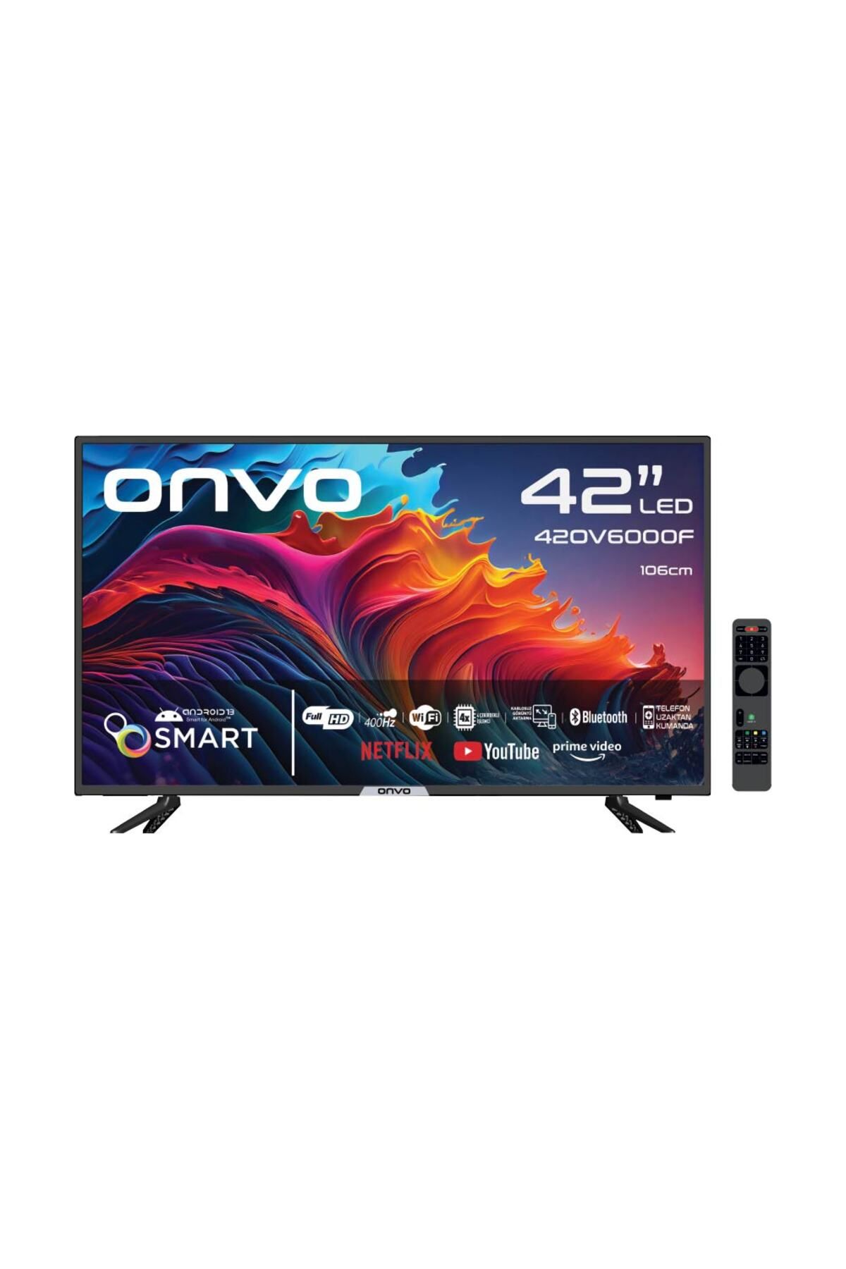 ONVO 42OV6000F 42'' 106 Ekran Uydu Alıcılı Full HD Android Smart LED TV