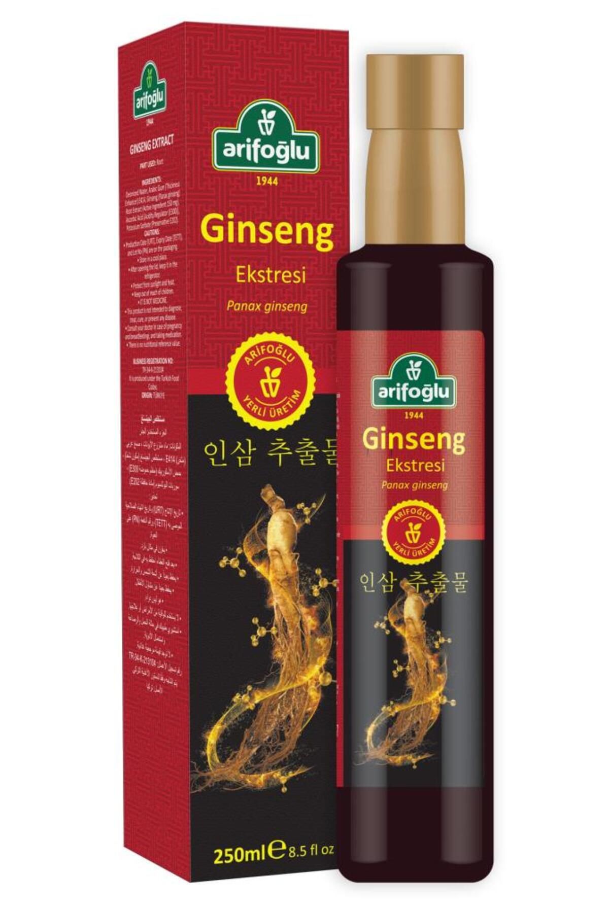 Arifoğlu Ginseng Ekstresi - Ginseng Ekstrakt 250ml Sıvı Kore Ginseng