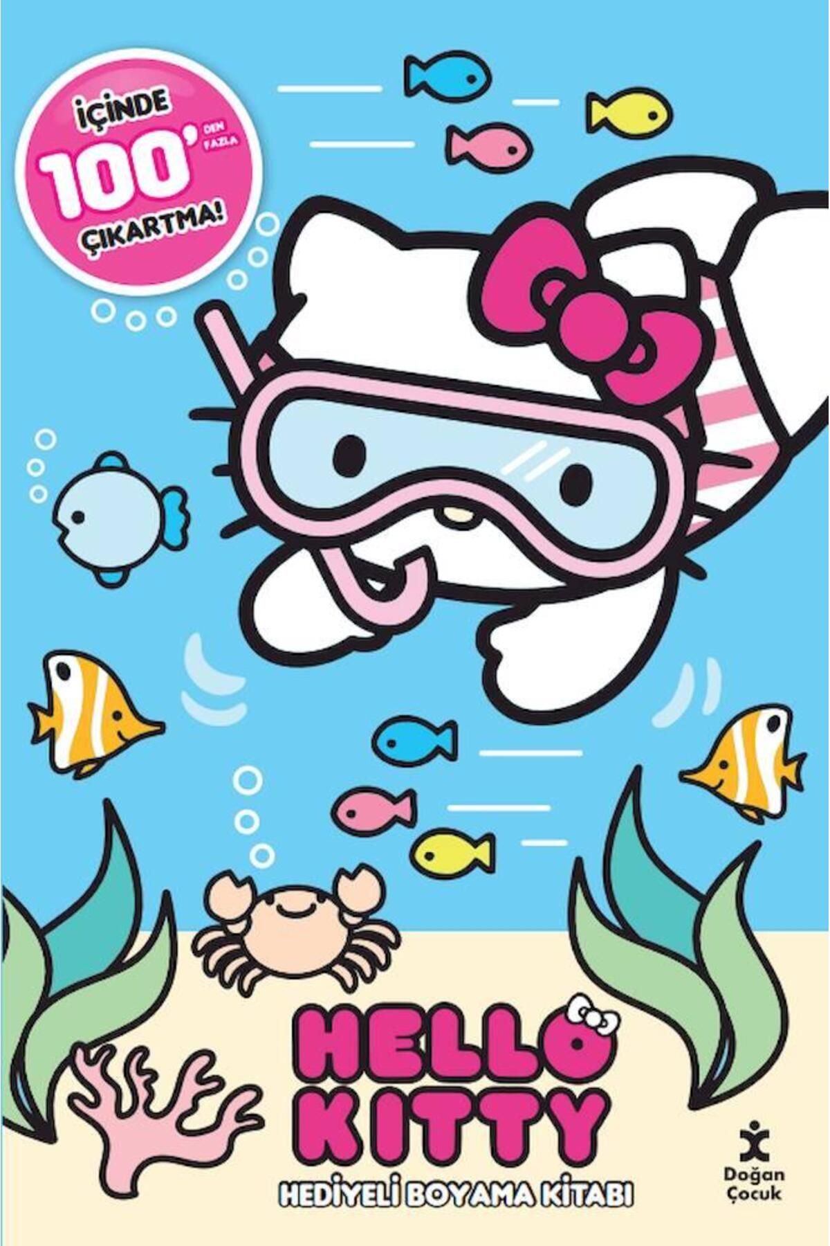 Doğan Egmont Hello Kitty 100+ Çıkartma Hediyeli Boyama Kitabı