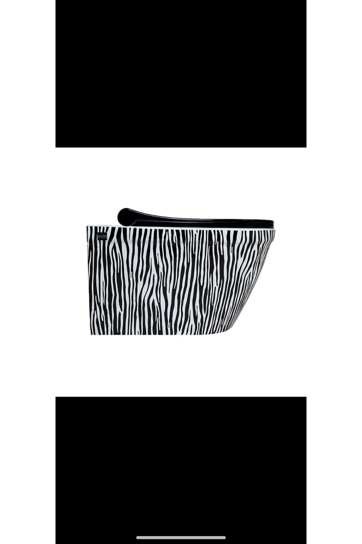 Pure Zebra Asma Klozet WH-794+ Klozet kapağı CS-22
