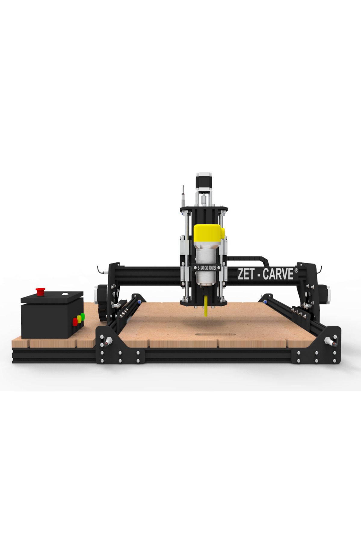 zetcarve E-sat M5 Model 5050 Serisi Masaüstü Cnc Router Makinesi 2/3 Boyutlu İmalat İçin Bilgisayar Destekli