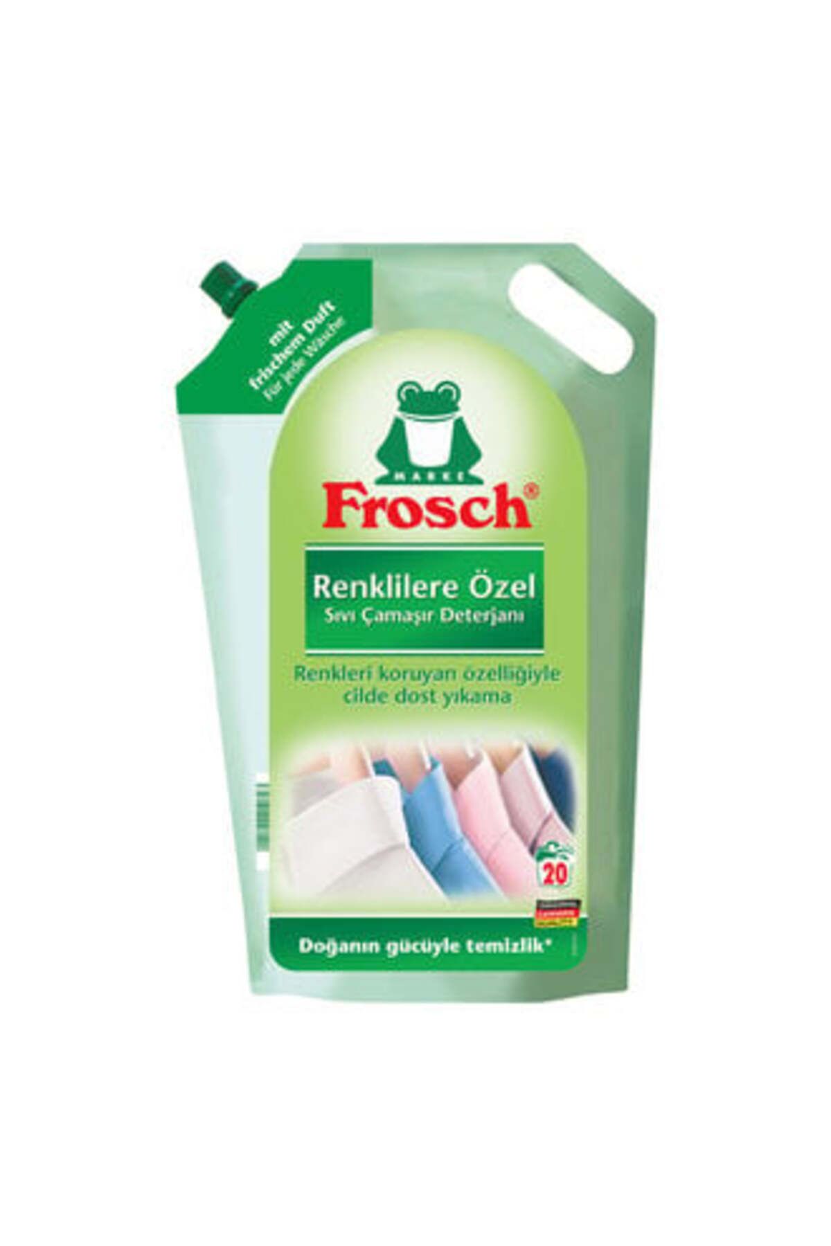 Frosch Sıvı Çamaşır Deterjanı Renkli 1.8 L ( 1 ADET )