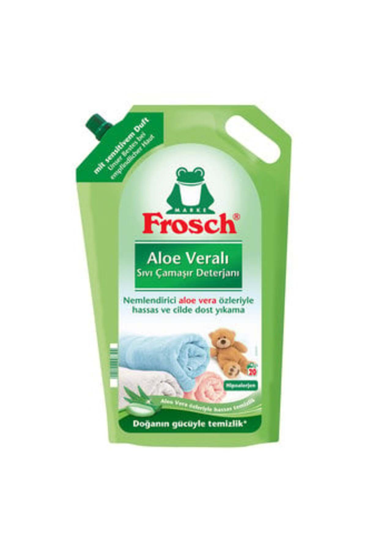 Frosch Sıvı Çamaşır Deterjanı Aloe Veralı 1.8 L ( 1 ADET )