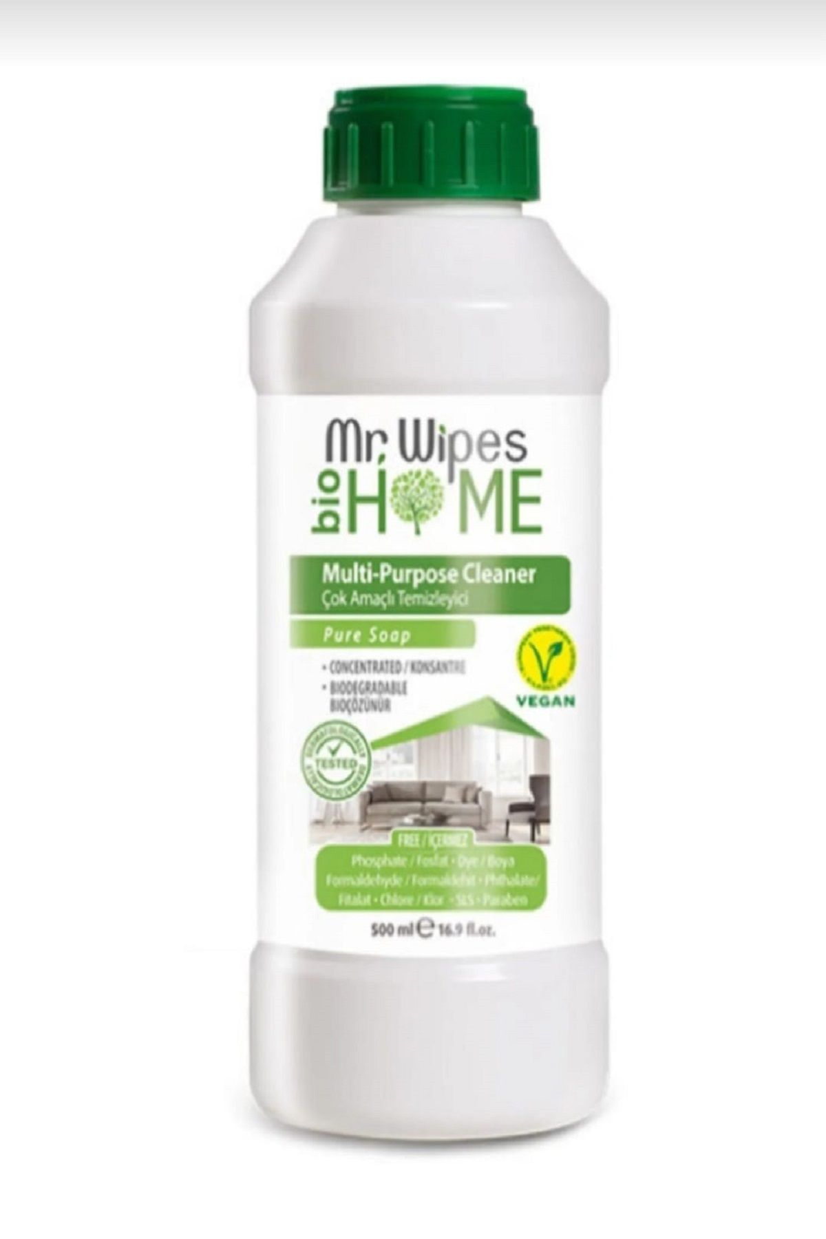 Farmasi Mr. Wipes Konsantre Çok Amaçlı Temizleyici Pure Soap 500 ml
