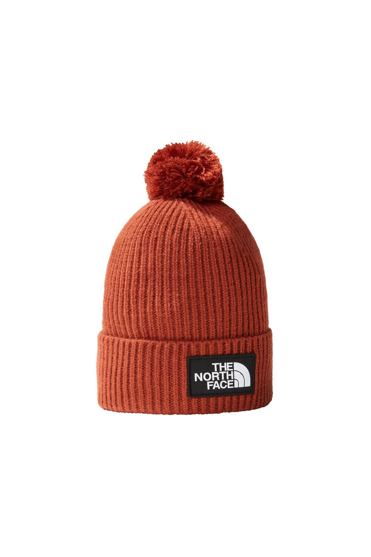 The North Face Tnf Logo Box Pom Beanie Bere NF0A3FN3UBC1 Turuncu