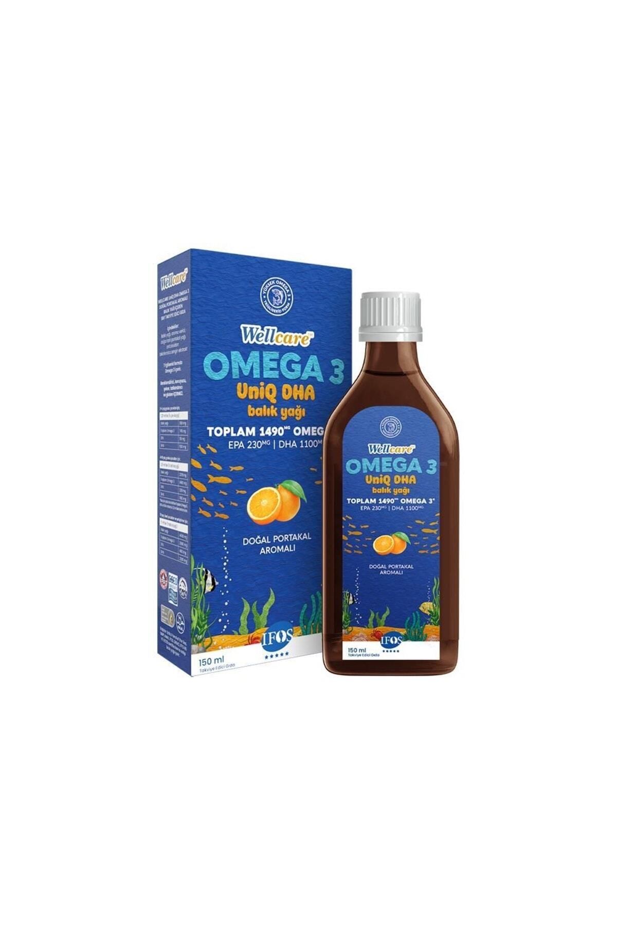 Wellcare Omega 3 Uniq Dha Balık Yağı 150 ml