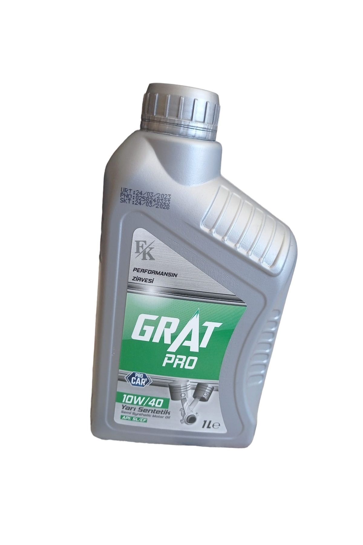 GRAT Pro 10w-40 Motor Yağı Yarı Sentetik 1lt Apı Sl/cf
