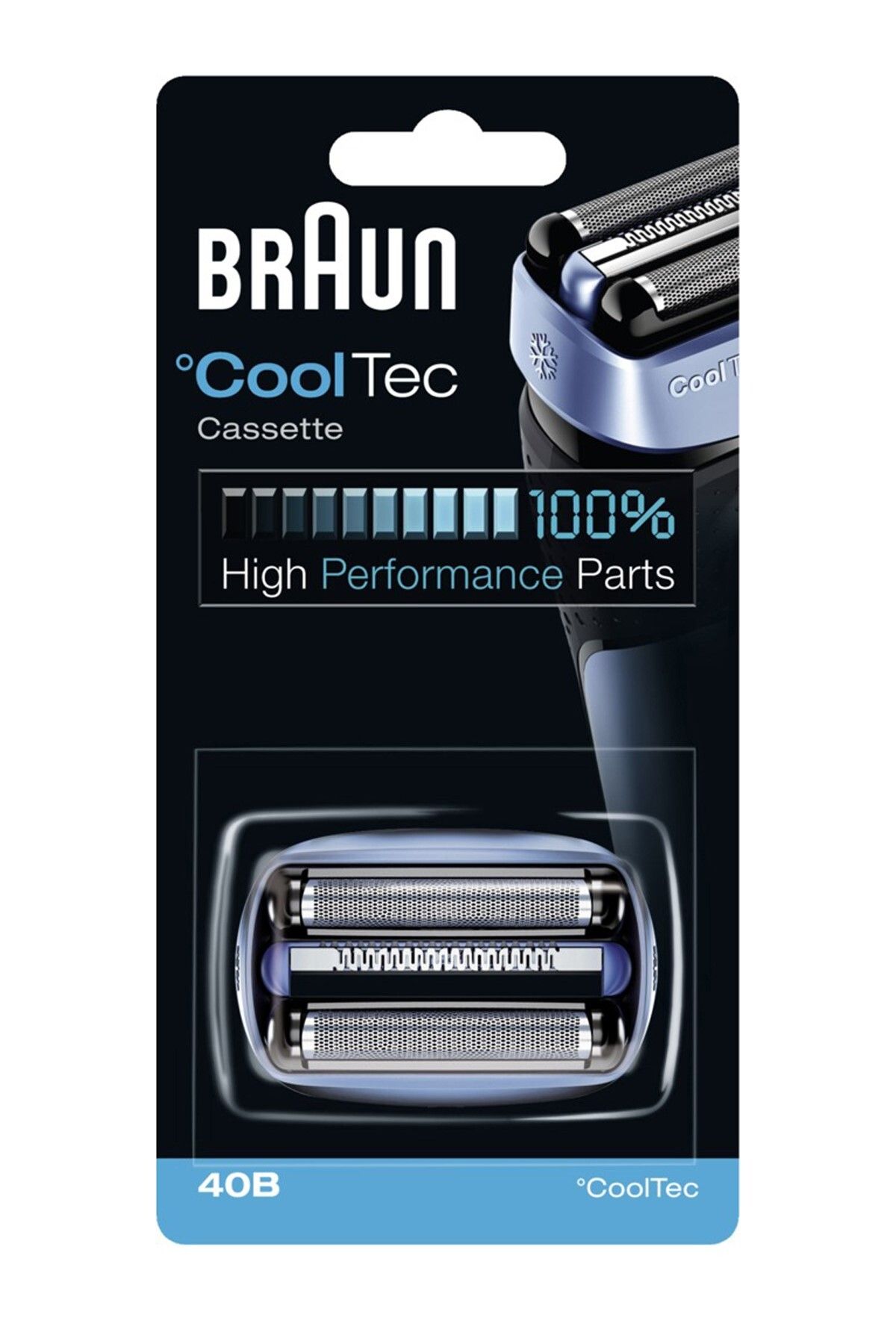 Braun CoolTec Tıraş Makinesi Yedek Başlığı Kaset 40B 4210201076520