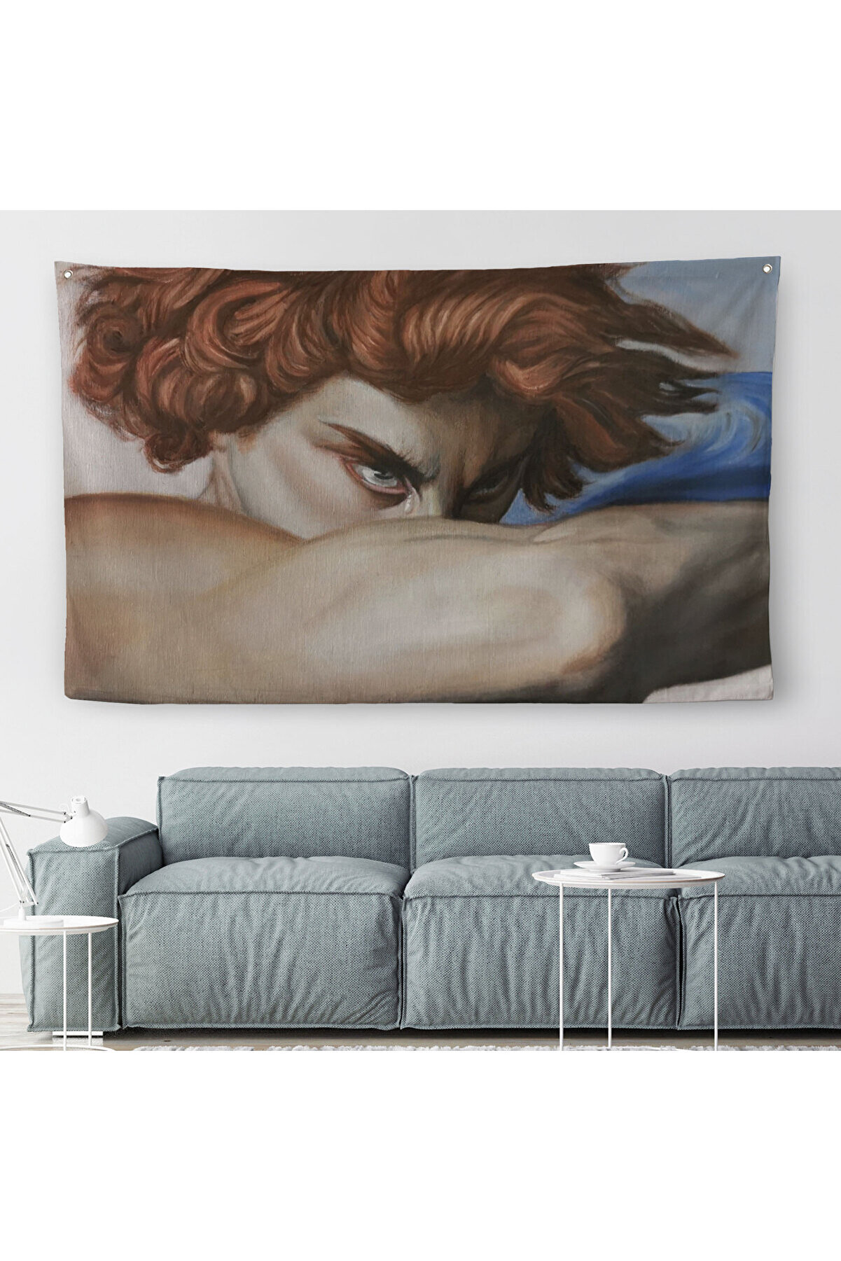 Harita Sepeti Düşmüş Meleğin Gözyaşları Duvar Halısı Alexandre Cabanel ...