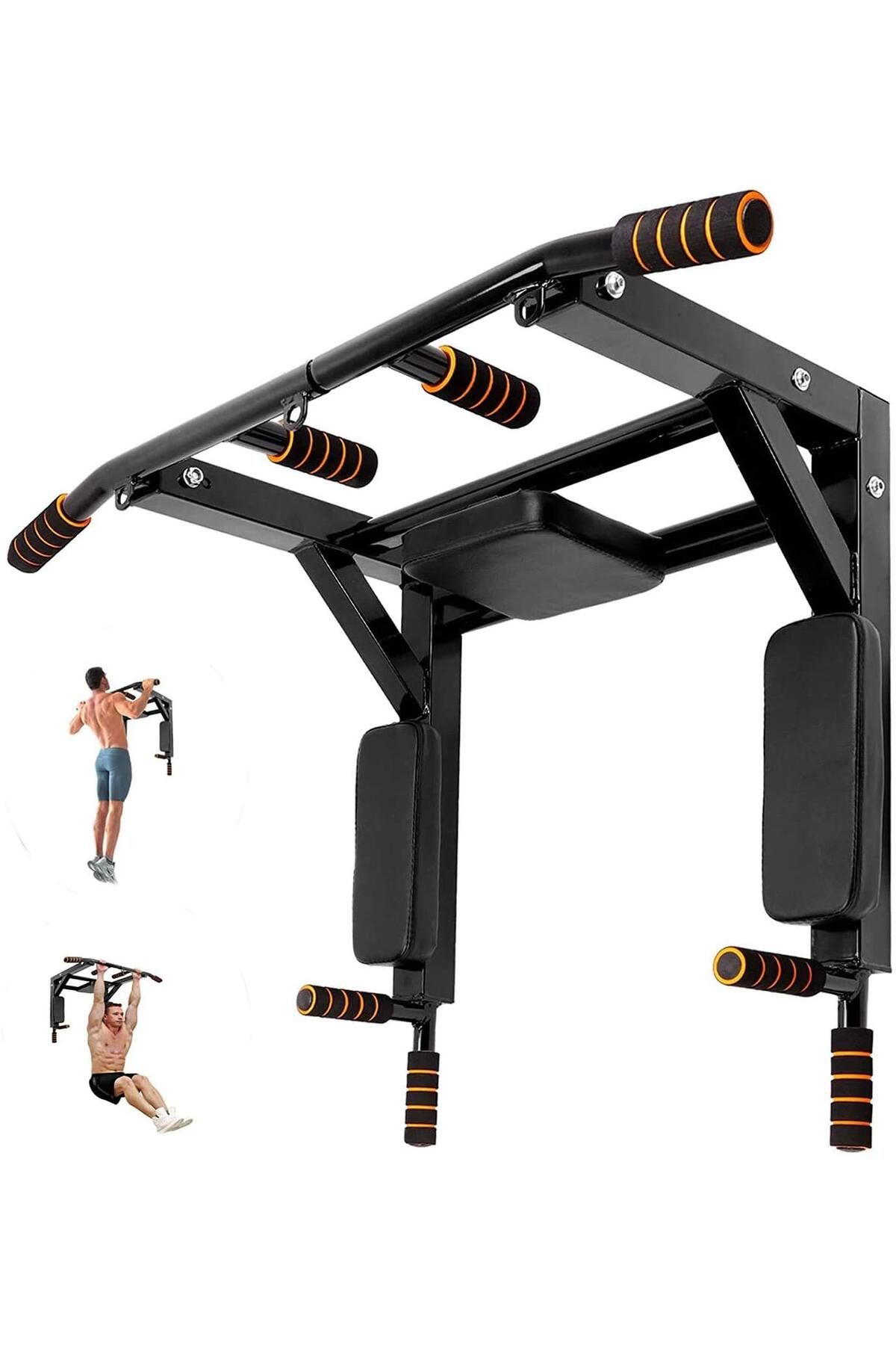 Anunnaki 3in1 Duvara Monte Barfiks Dips Pull-up Biceps Spor Egzersiz Barfix Aleti