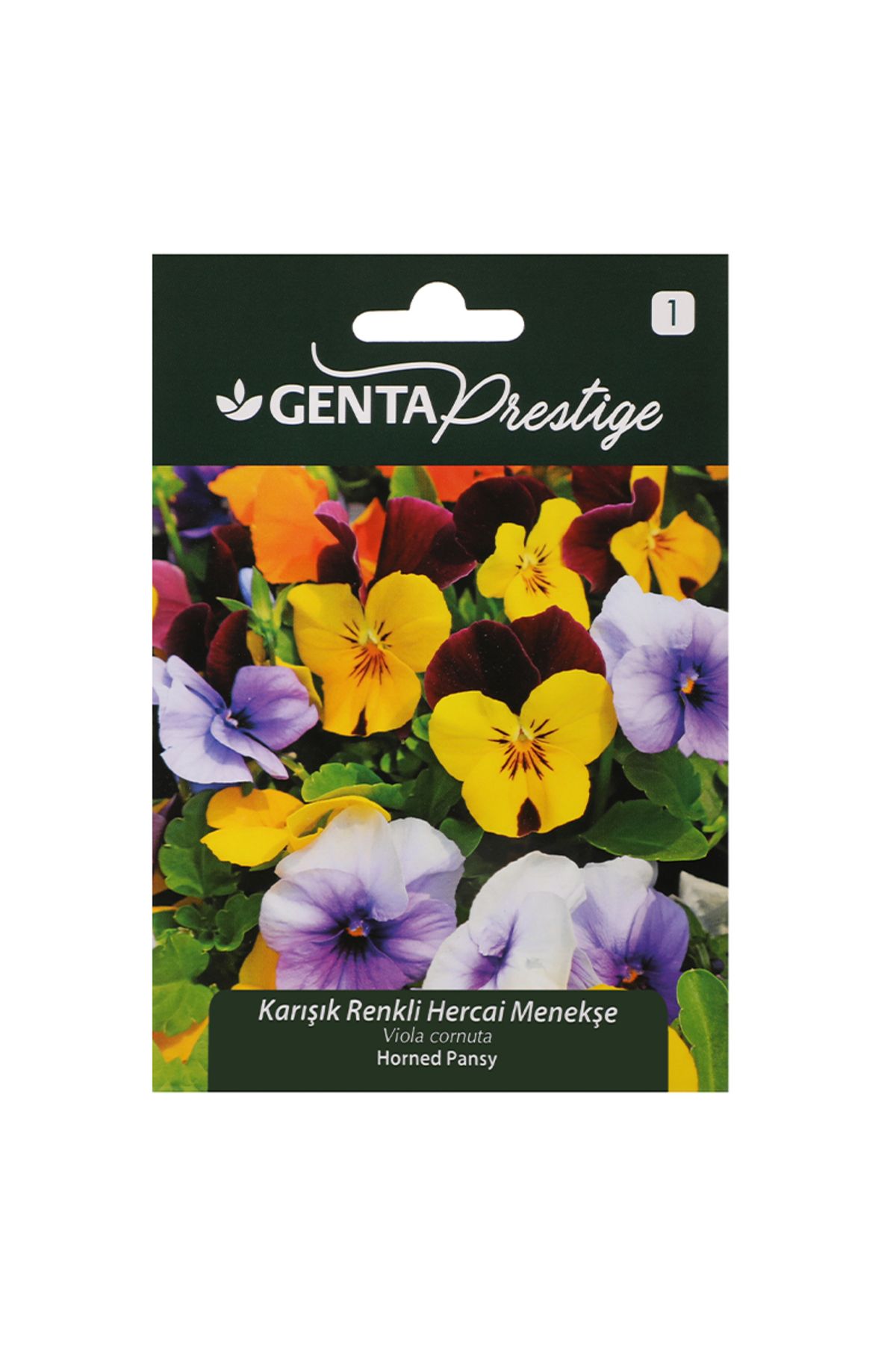 Genta Prestige Çiçek Tohumu Karışık Renkli Hercai Menekşe