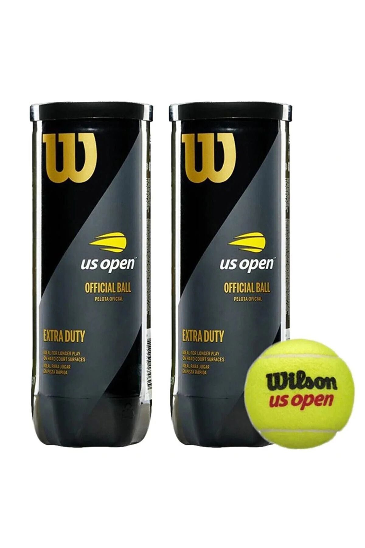 Wilson Tenis Topu US Open XD 3lü 2 kutu (WRT106200)