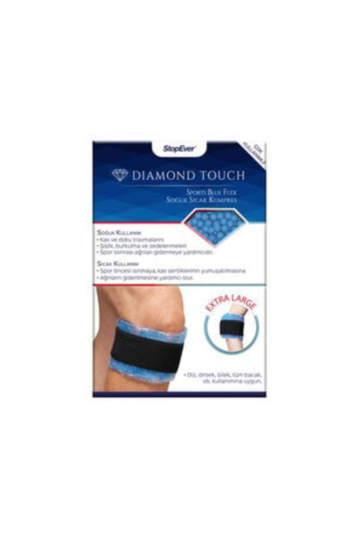 StopEver Diamond Touch Blue Flex Soğuk Sıcak Kompres ( 1 ADET )