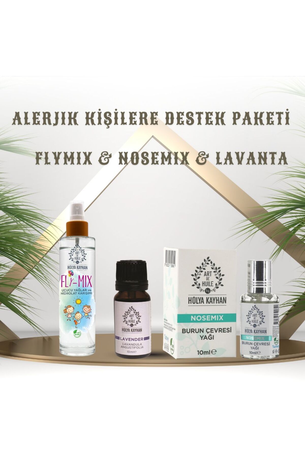 Art De Huile by Hülya Kayhan Fly Mix-Nose Mix-Lavanta Alerjik Kişilere Destek Paketi