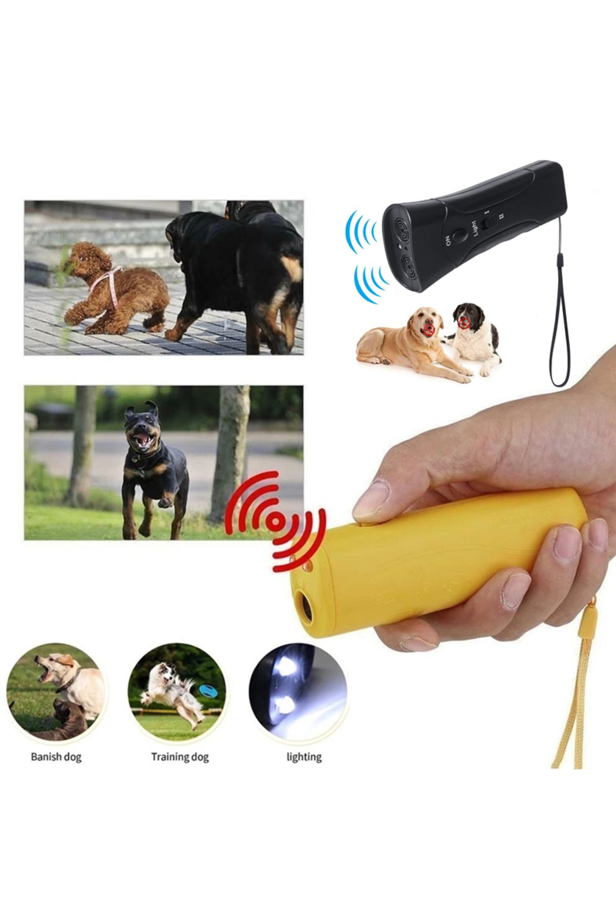 Genel Markalar Ultrasonik Köpek Kovucu Ve Eğitici Cihaz