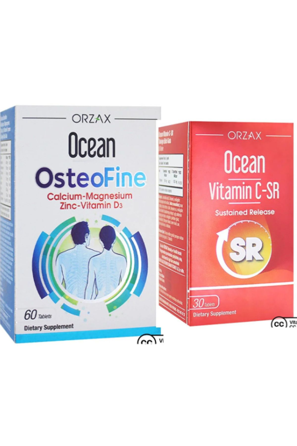 Ocean Osteofine 60 Tablet + Vitamin C-sr 500mg 30 Tablet