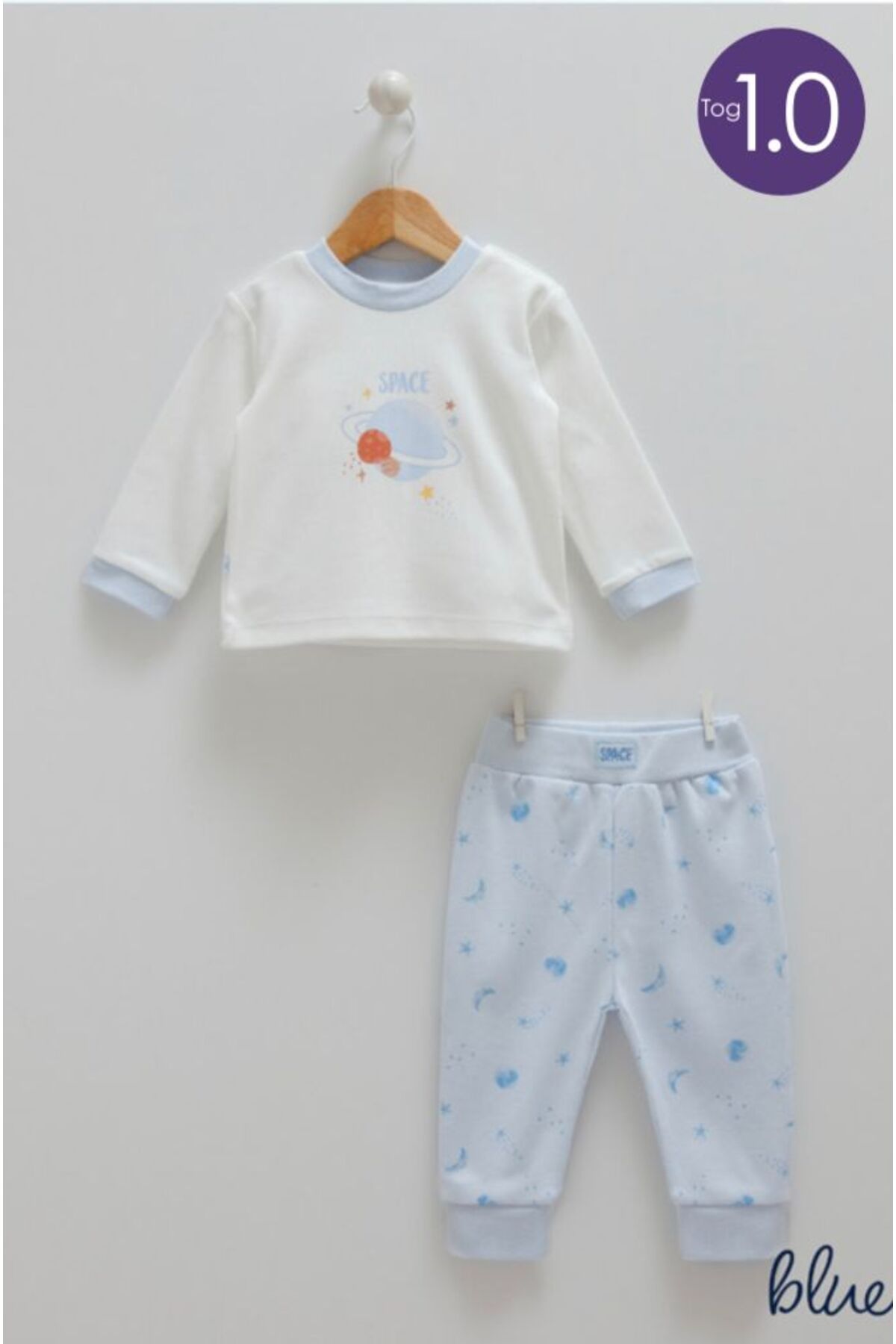 Caramell Baby&mother Mavi Tog 1.0 Pijama Takımı