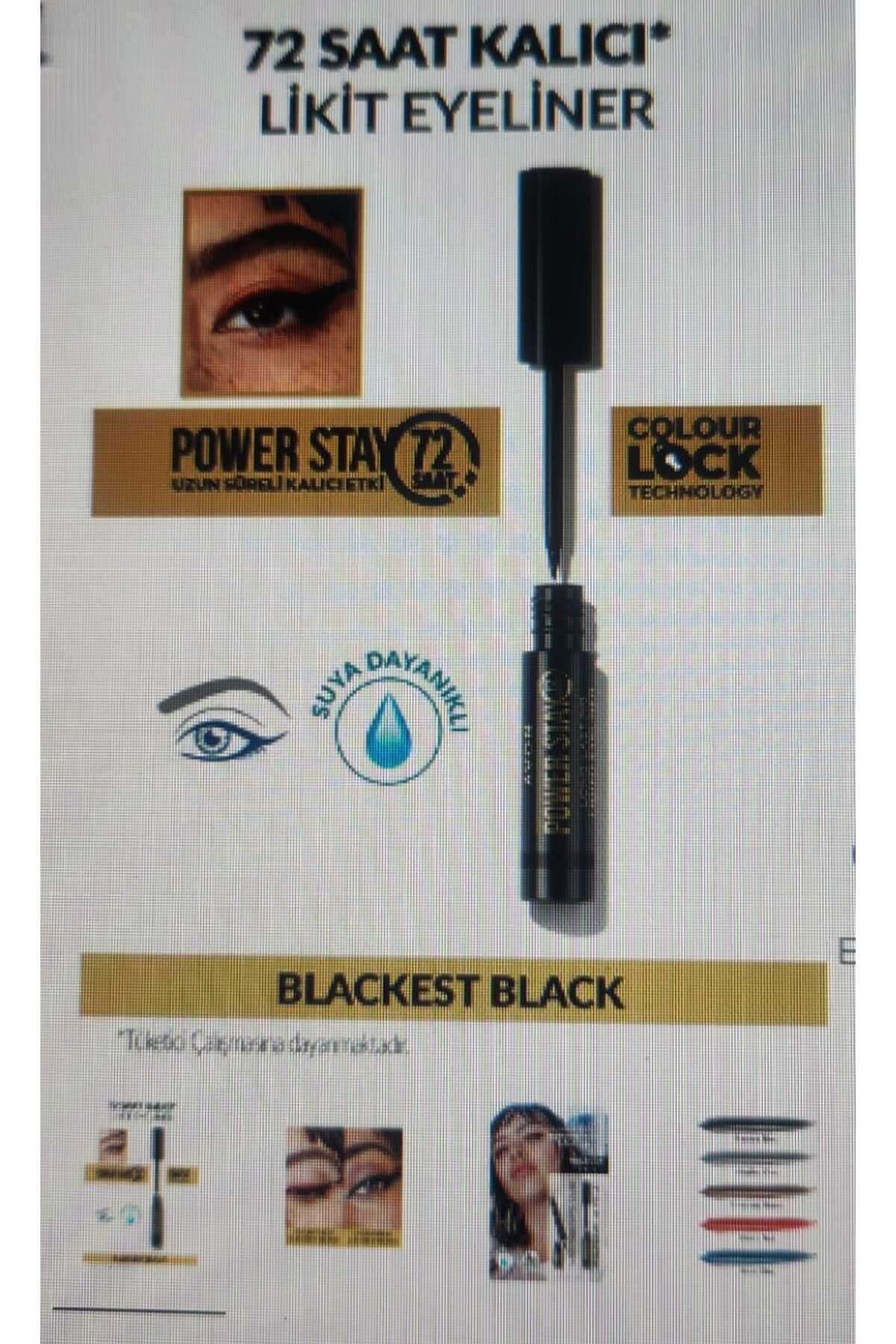 Avon Power Stay Uzun Süre Kalıcı Likit Eyeliner-black