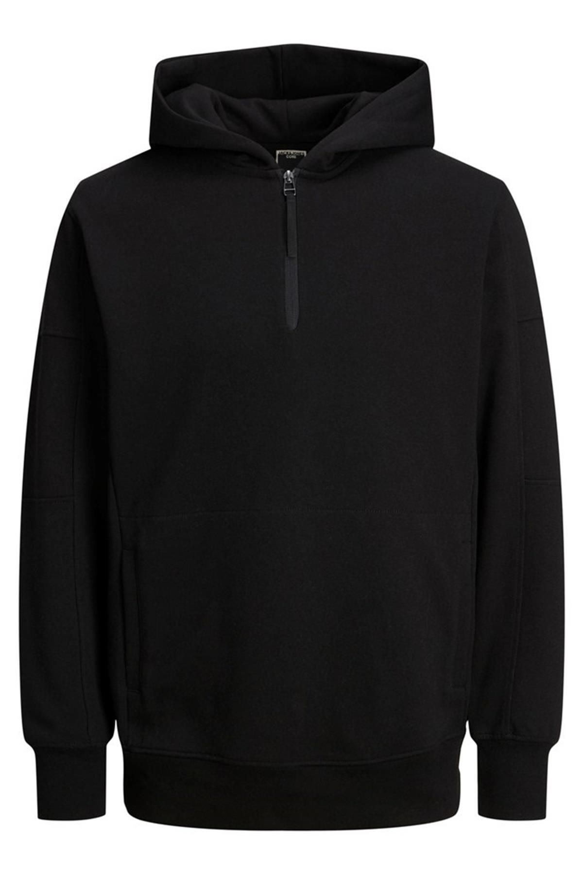 Jack & Jones JACK&JONES JCOSHADE SWEAT HOOD SİYAH 12240224
