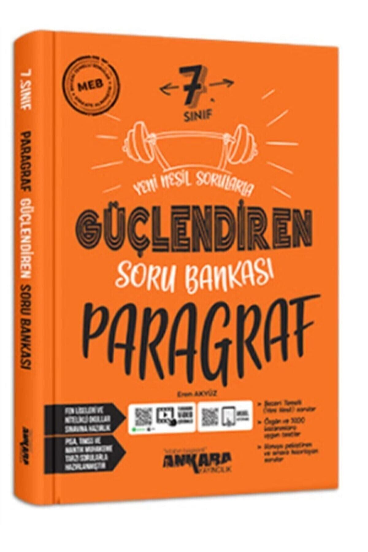 Ankara Yayıncılık Ankara Yayınları 7 Sınıf Paragraf Soru Bankası Güçlendiren